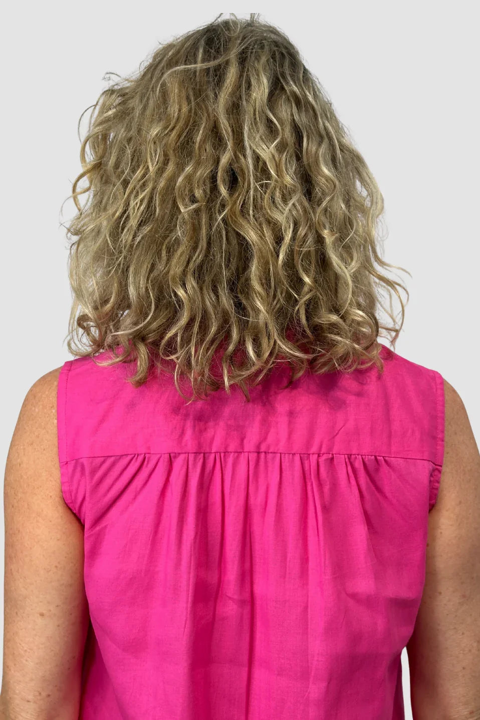Hot Pink Ruffle Day Dress