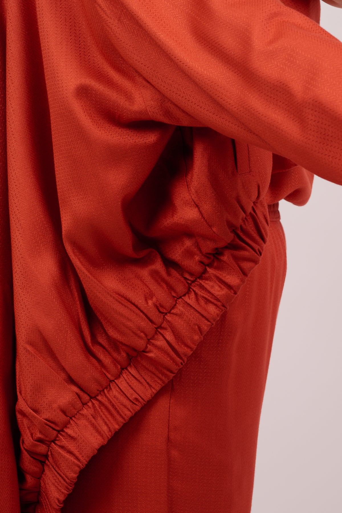 Burnt Sienna bomber jacket