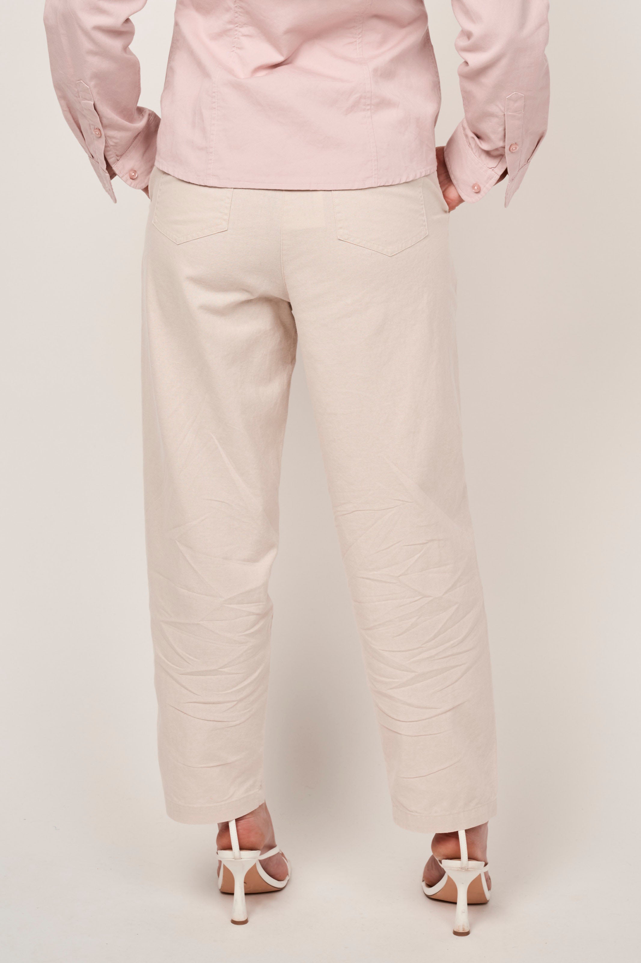 Slim leg trousers - Cauliflower