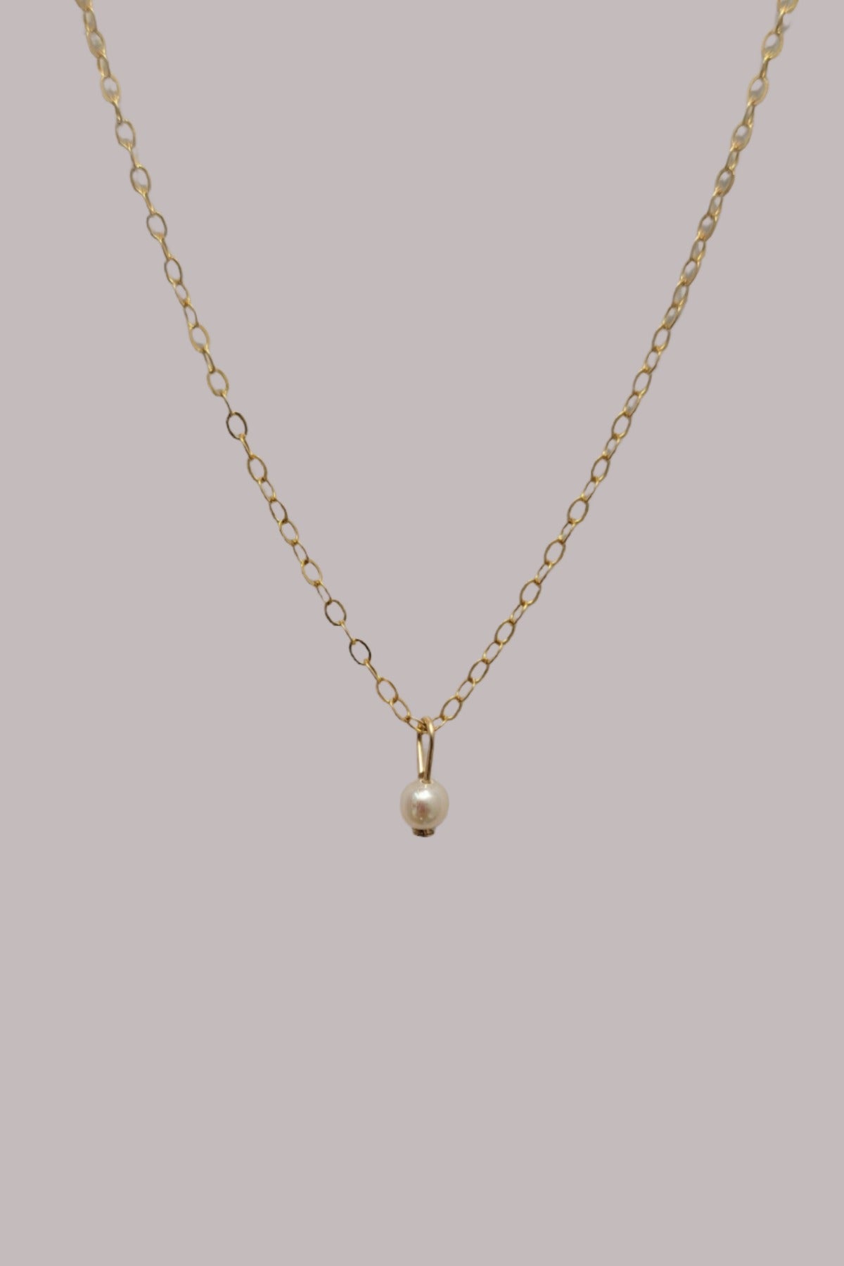 Mini Pearl drop Necklace