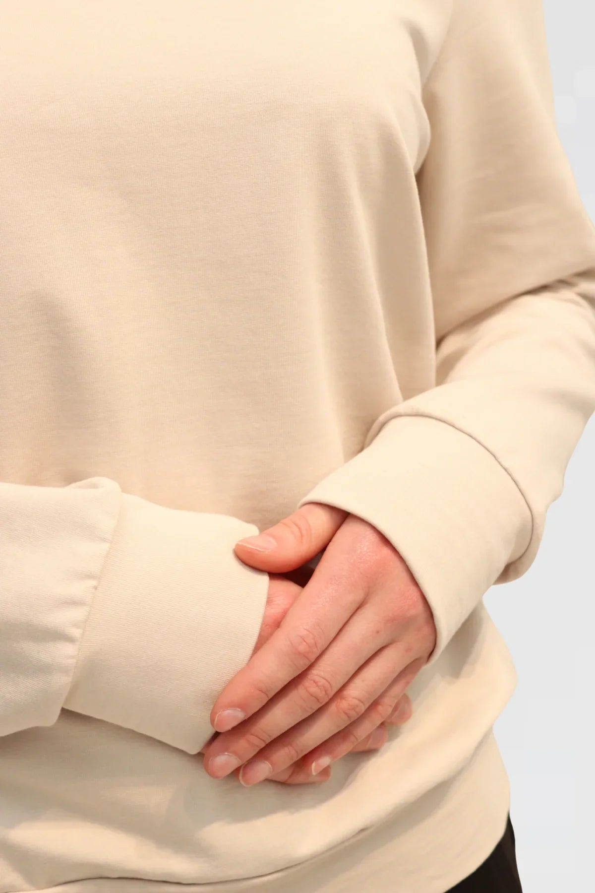 Organic Cotton Sweater - Moon Beam