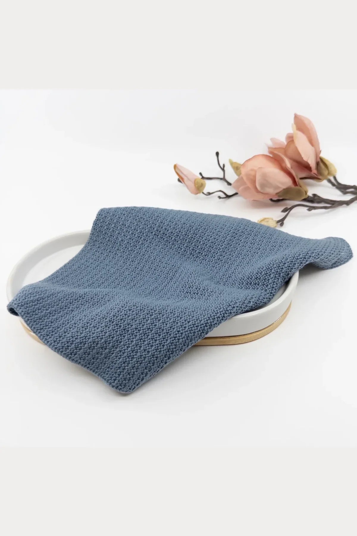 Face Cloths 2pk - Denim