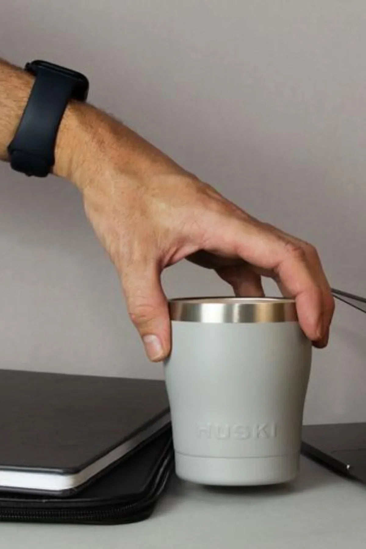 huski silver/gray tumbler
