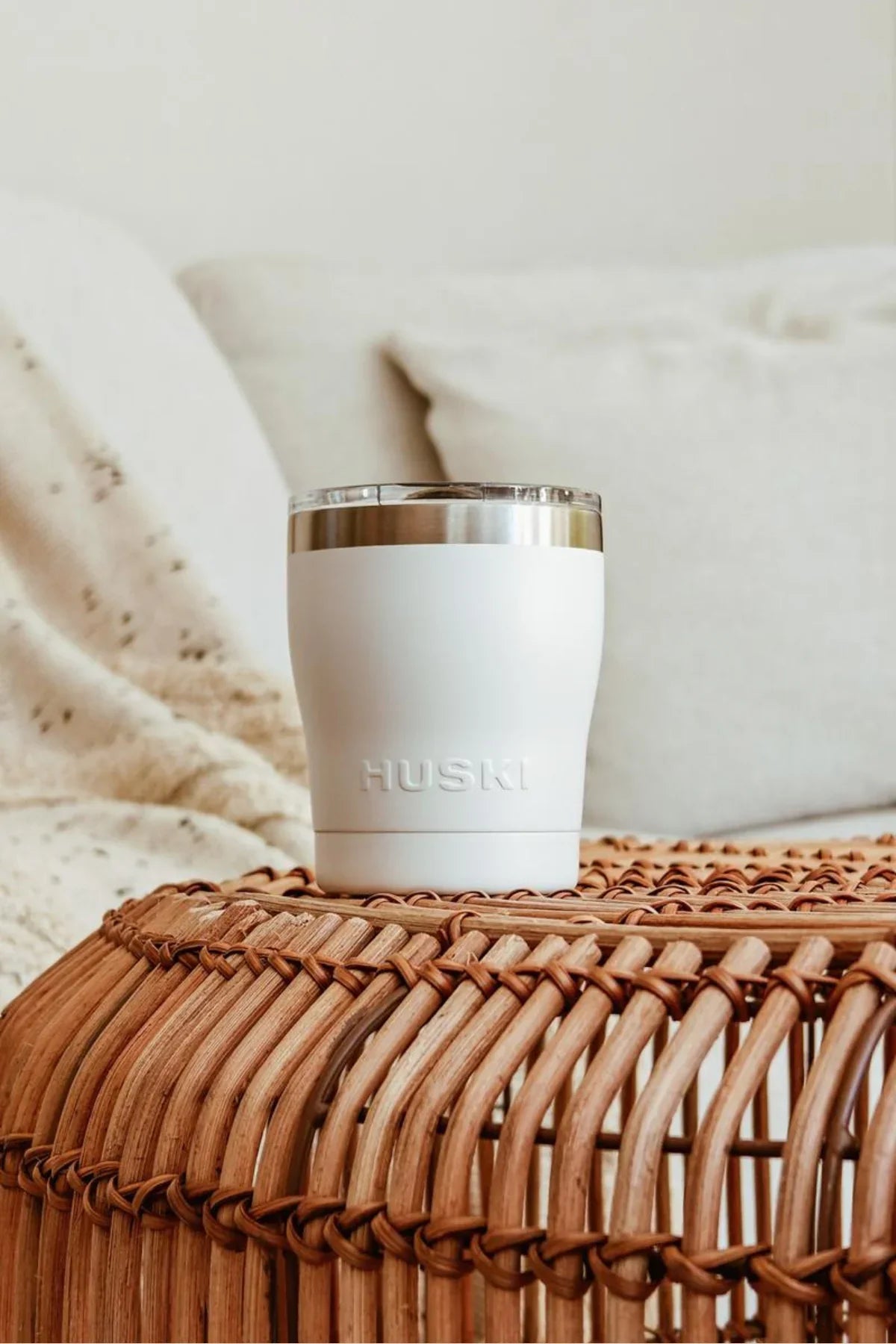 Huski Short Tumbler - White