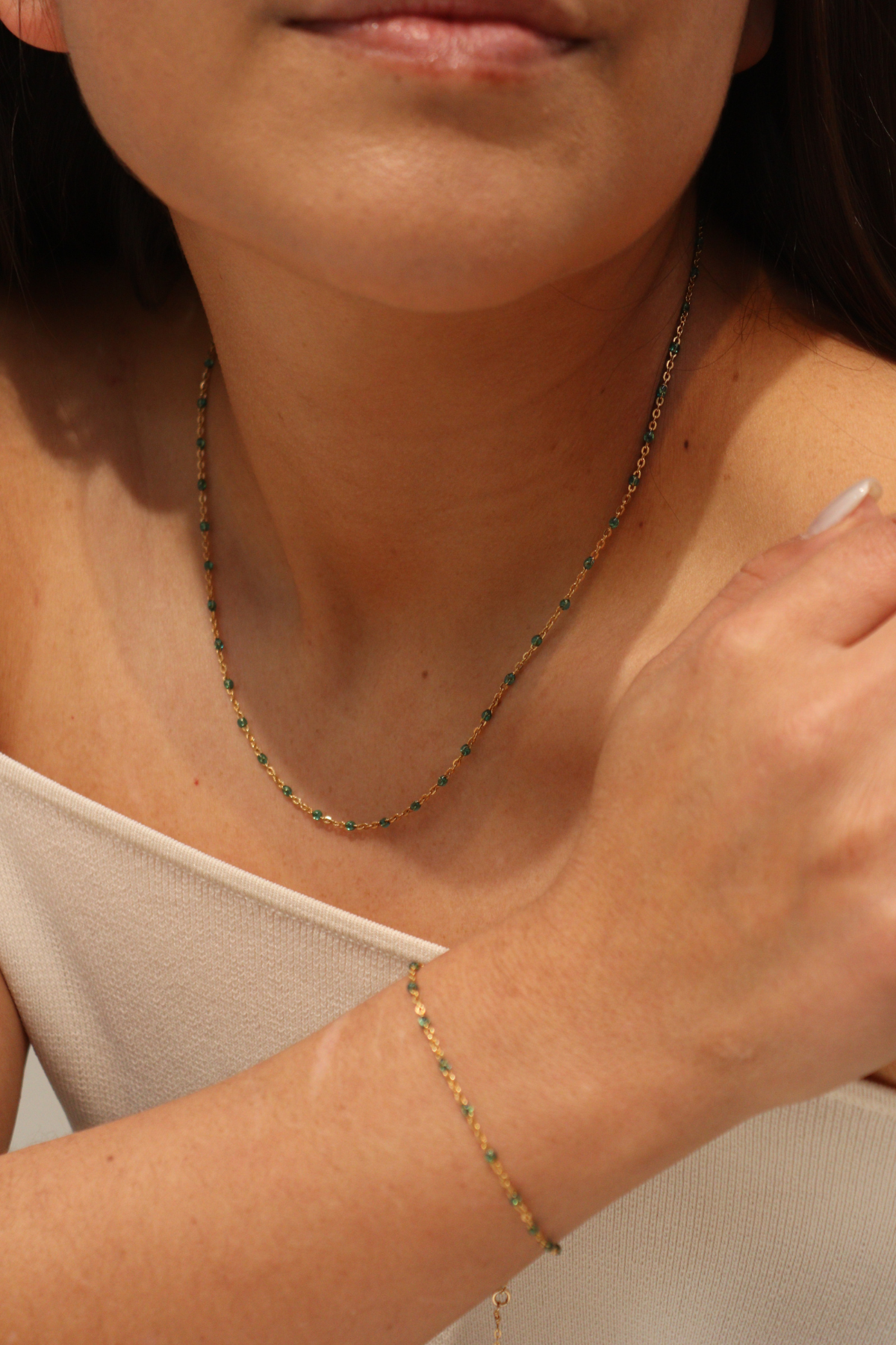 Aqua Satellite Bracelet