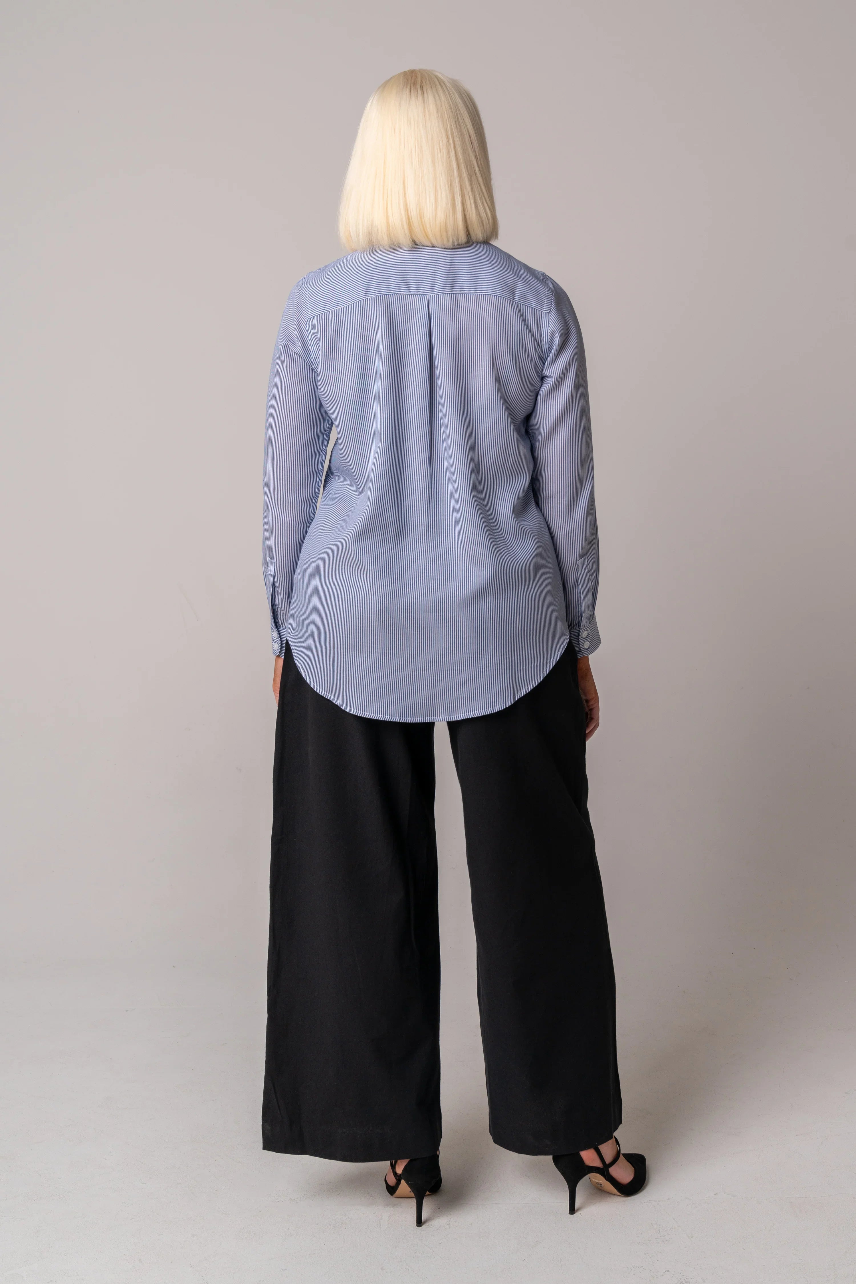 Sky pinstripe shirt