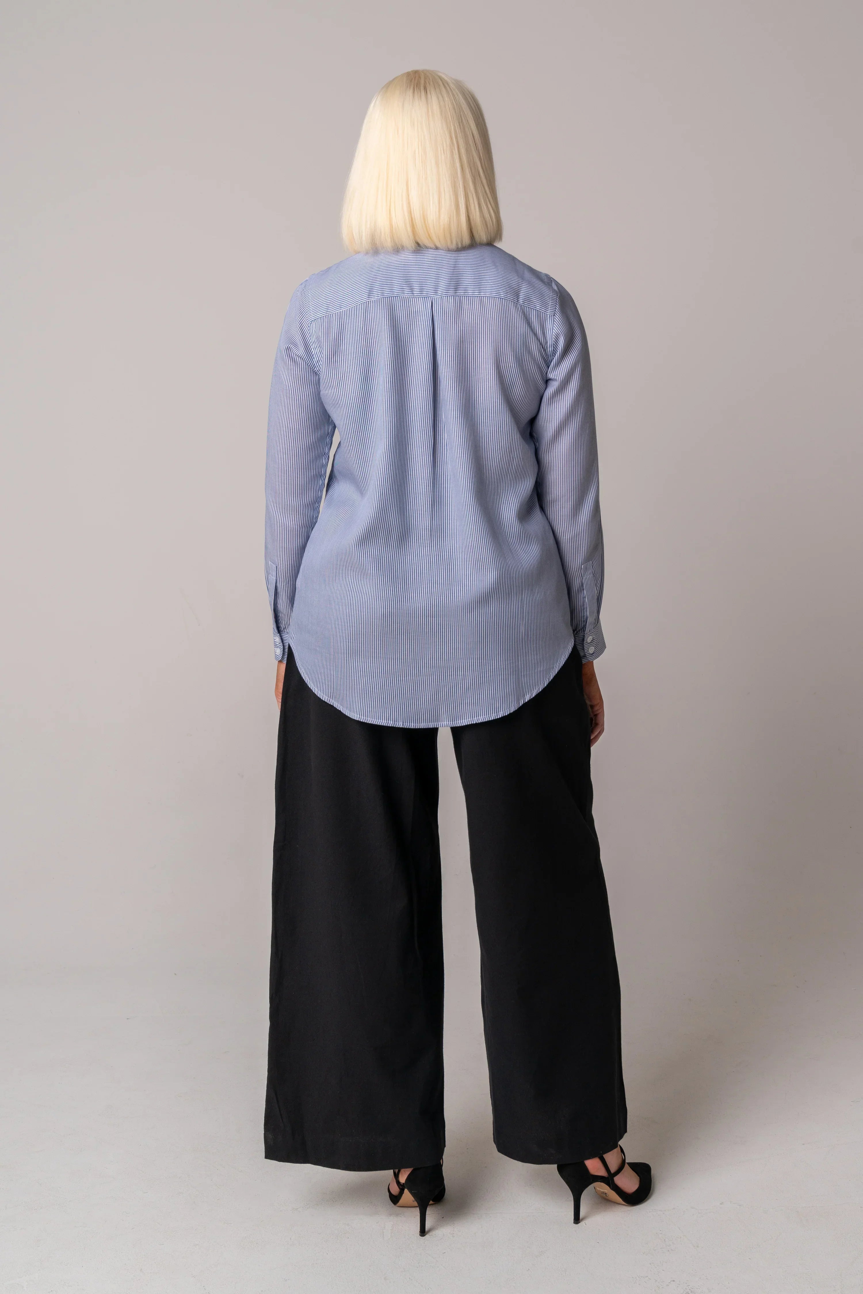 Sky pinstripe shirt