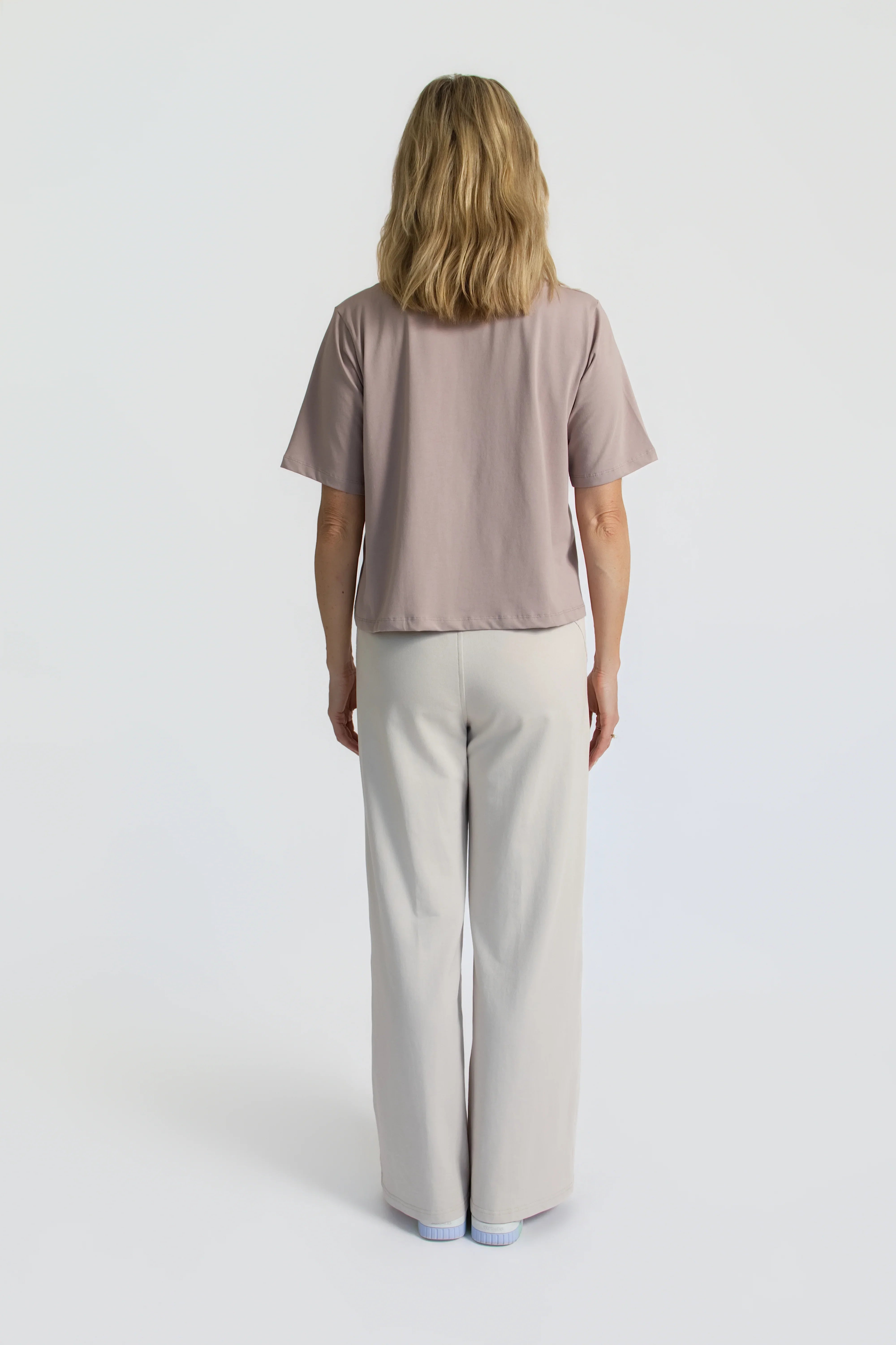 Organic Wide-Leg Pants - Natural