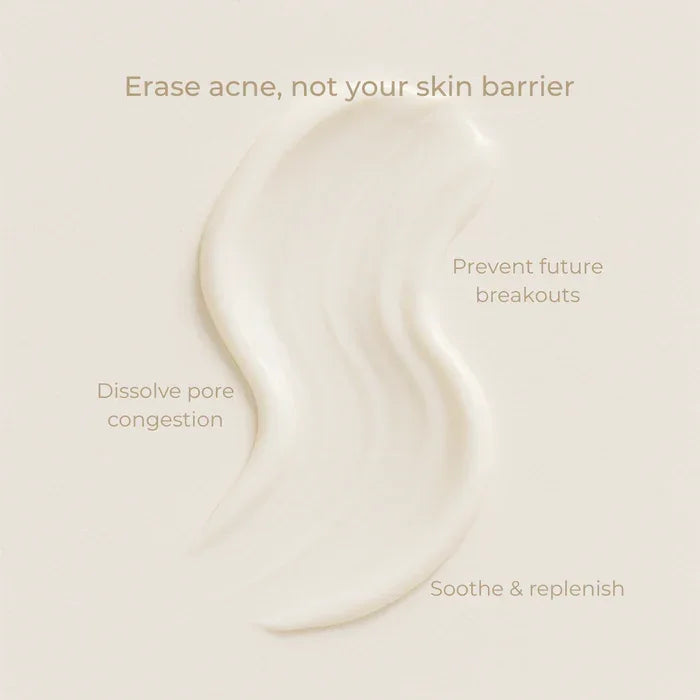 Nude Kiwi Resurfacing Serum texture swatch – prevents breakouts, dissolves pore congestion, soothes and replenishes skin