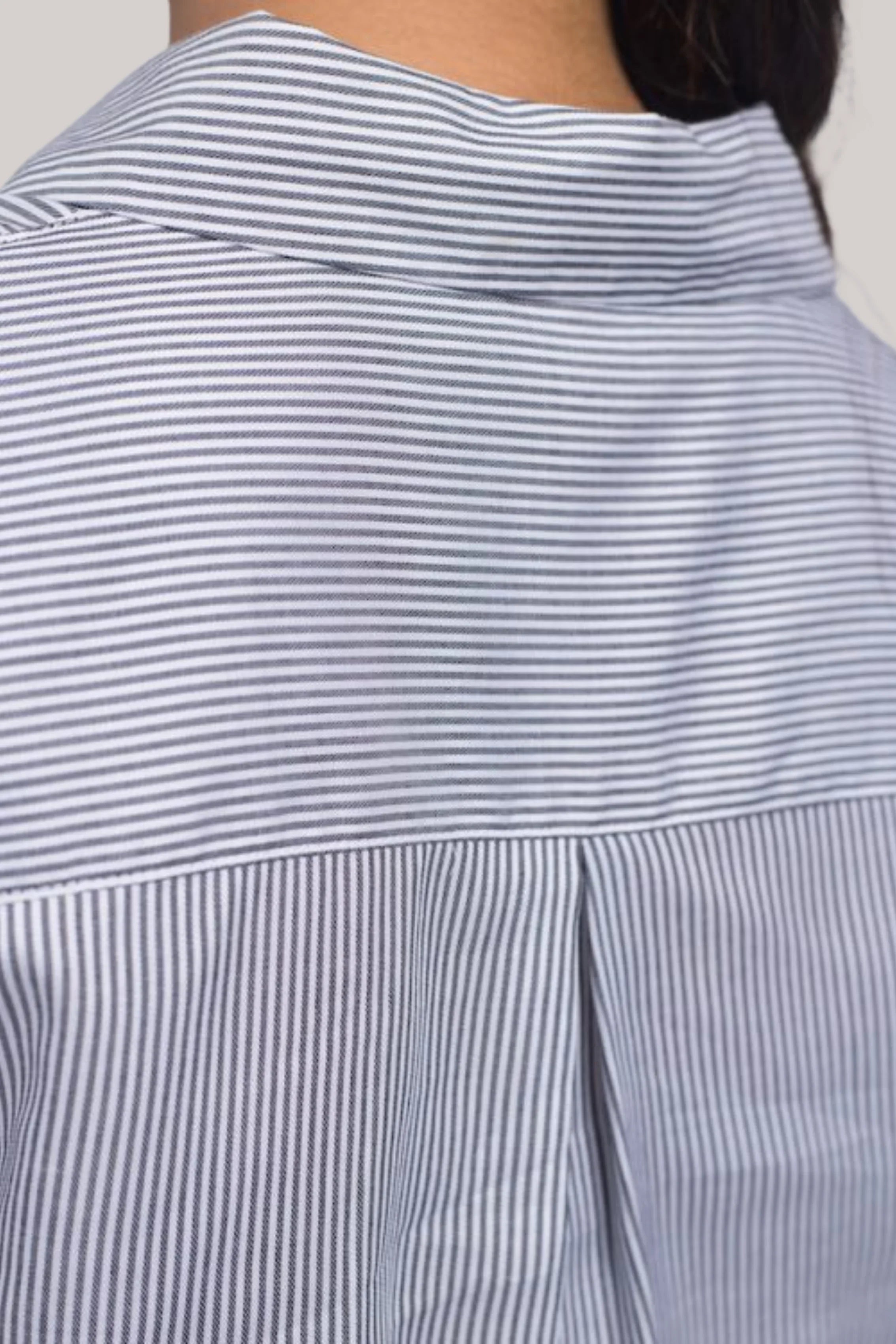 Grey Pinstripe Shirt