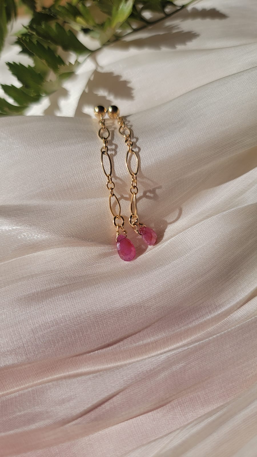 Rosé Dusk Drop Earrings
