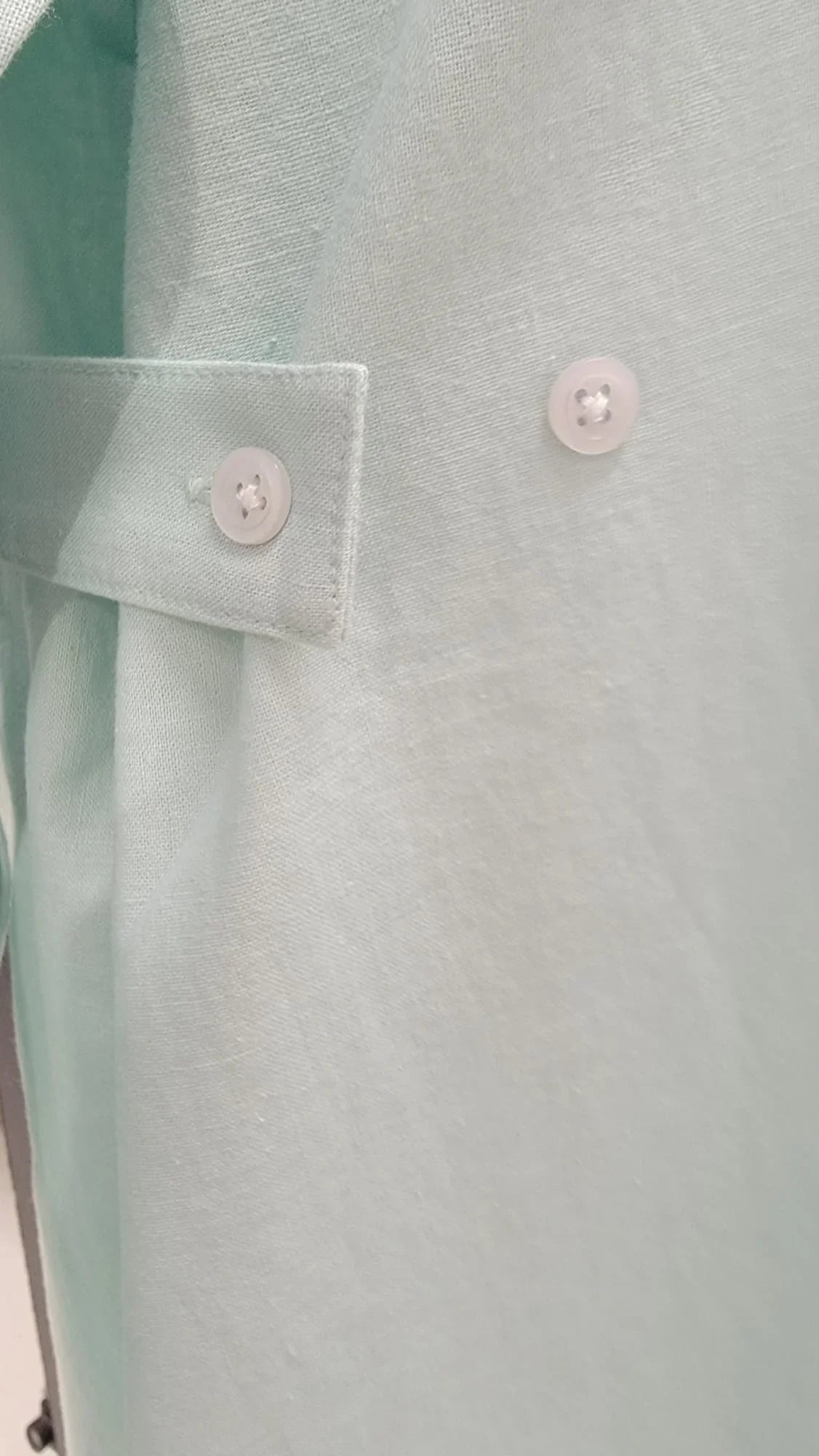 Coastal Mint Drift Shirt Dress