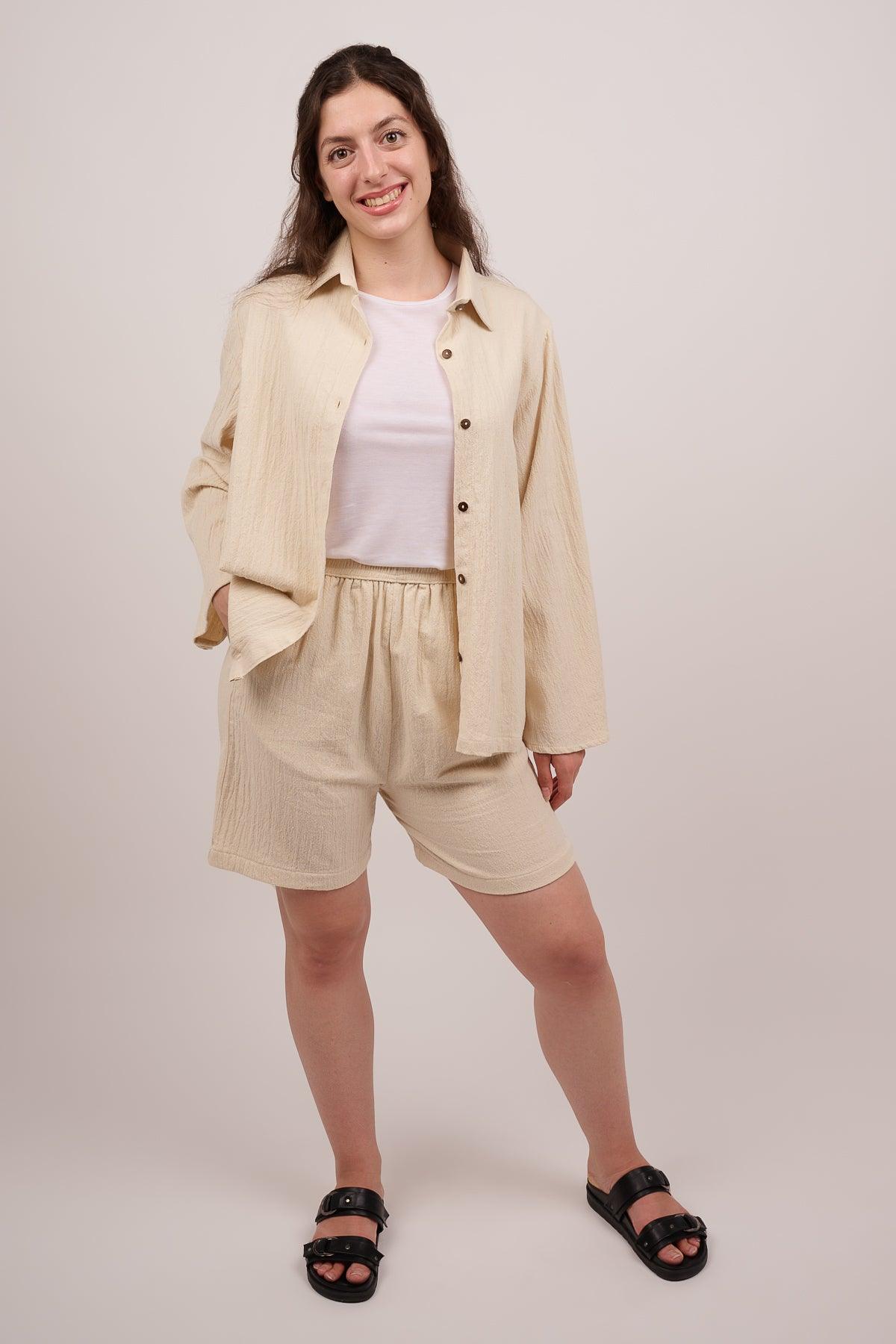 Crushed Cotton Shirt - Reca