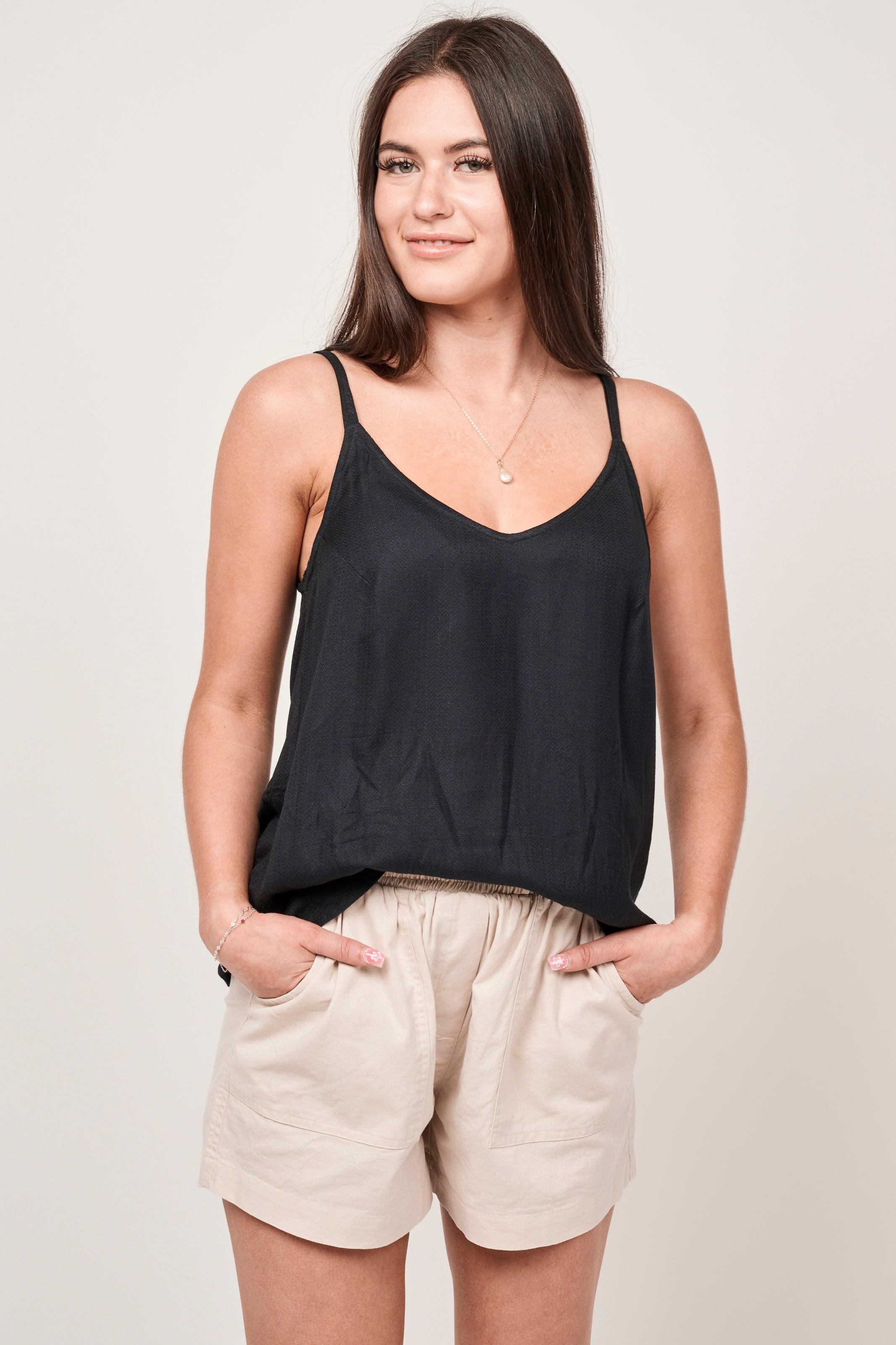 Elastic Waist Shorts - Cauliflower - Reca