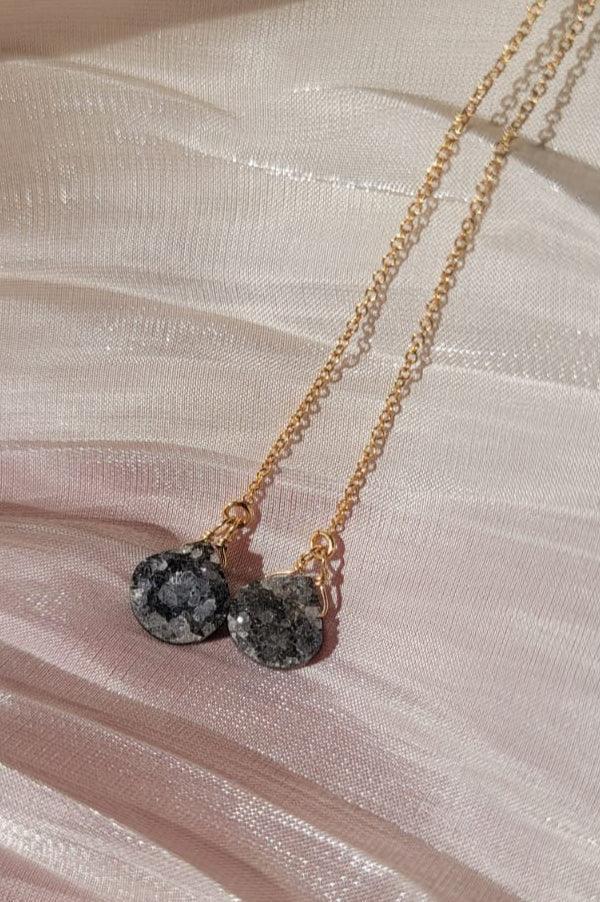 Midnight Ember Earrings - Silver - Reca