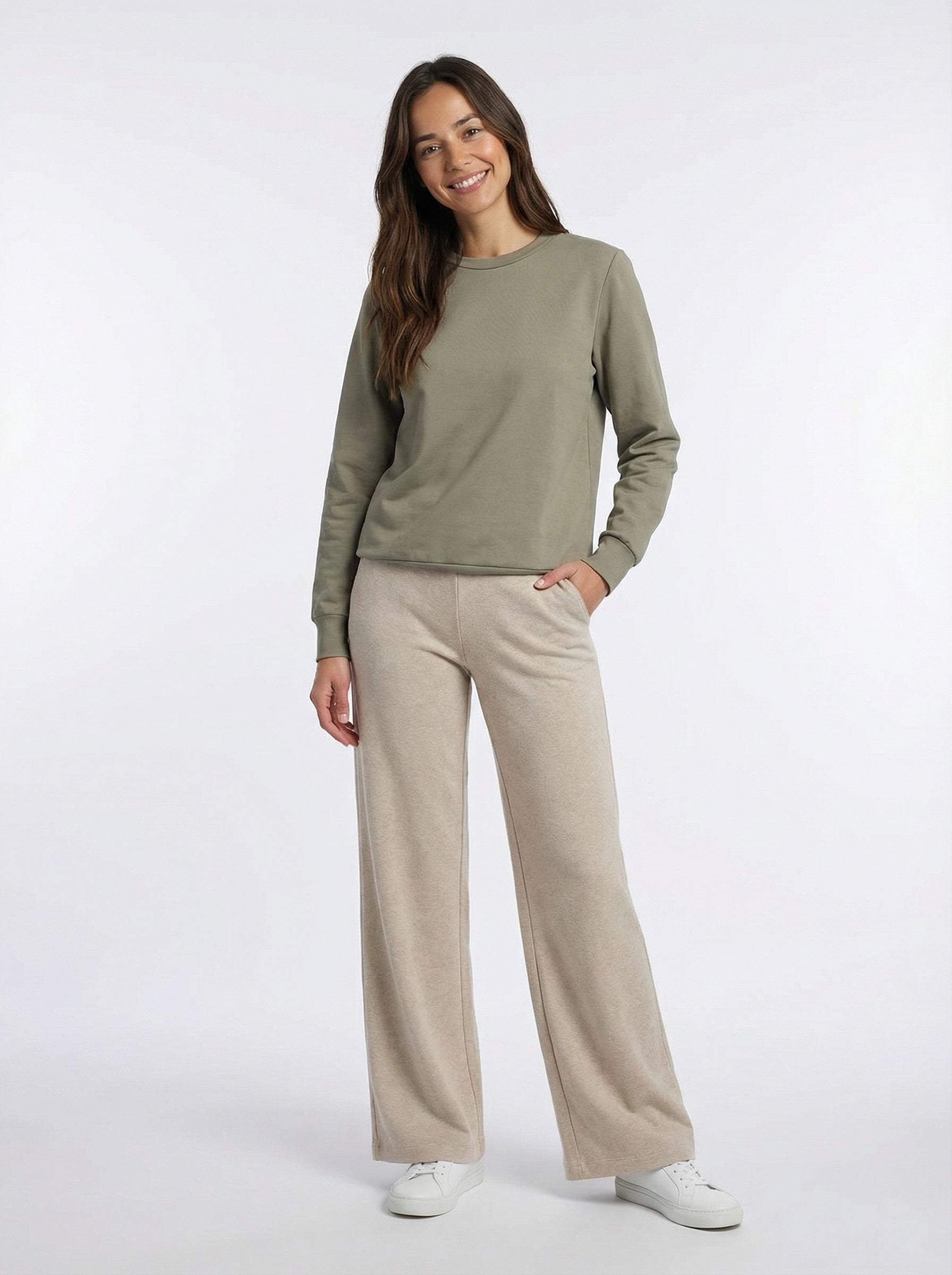 Organic Cotton Sweater - Agave