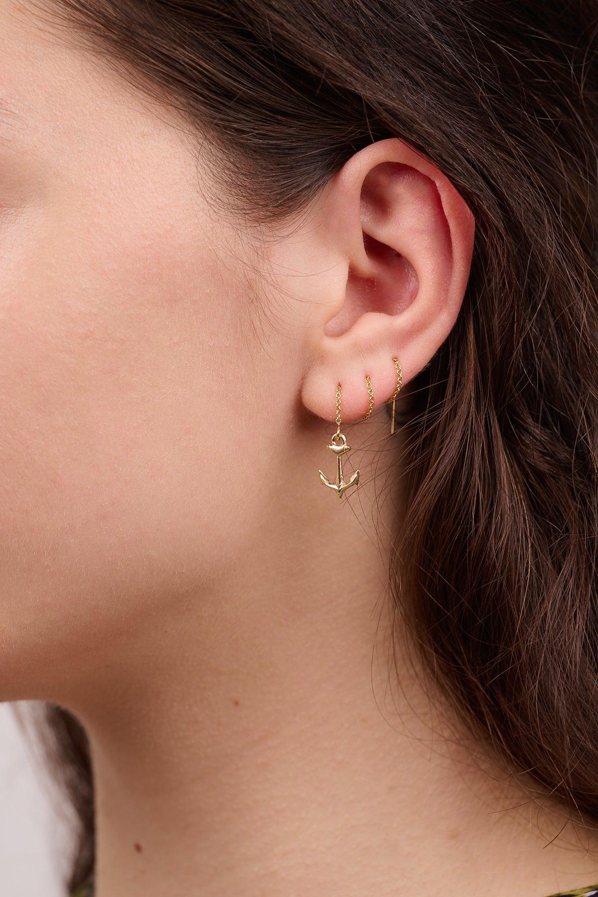 Sterling lightning bolt Threaders - Reca