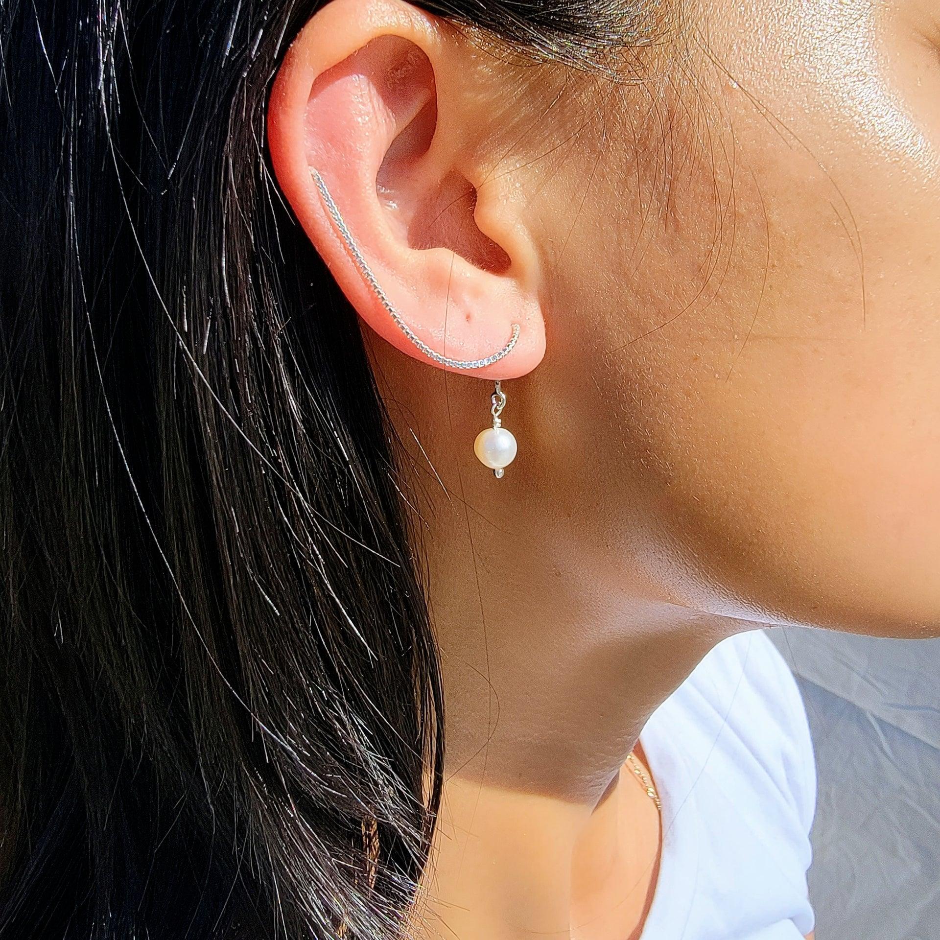 Sterling lightning bolt Threaders - Reca