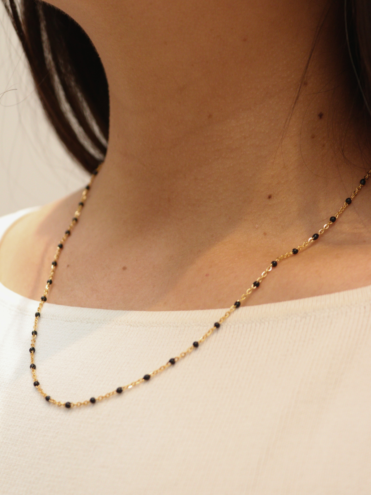Black Satellite Necklace