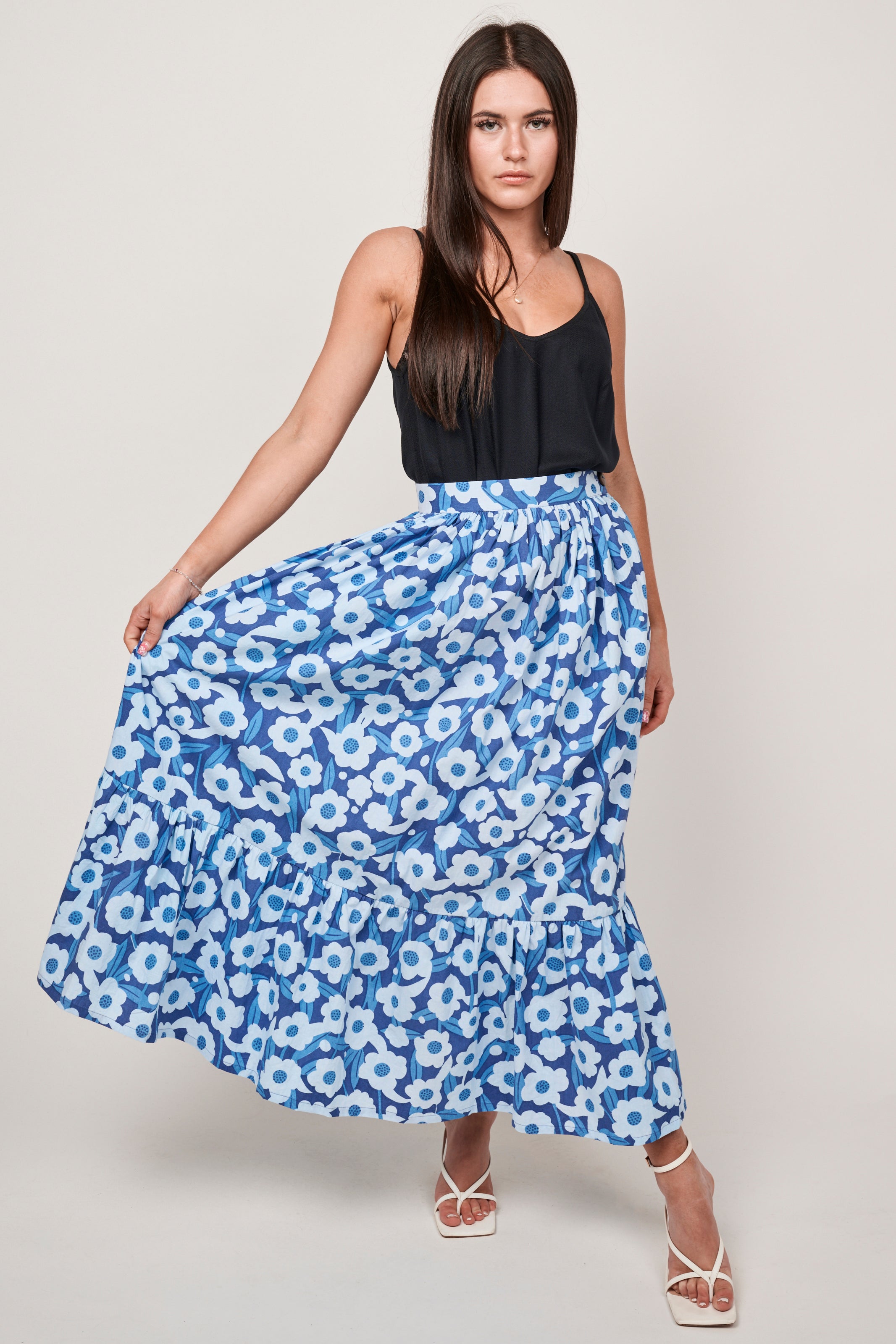 Spoonflower Maxi Skirt