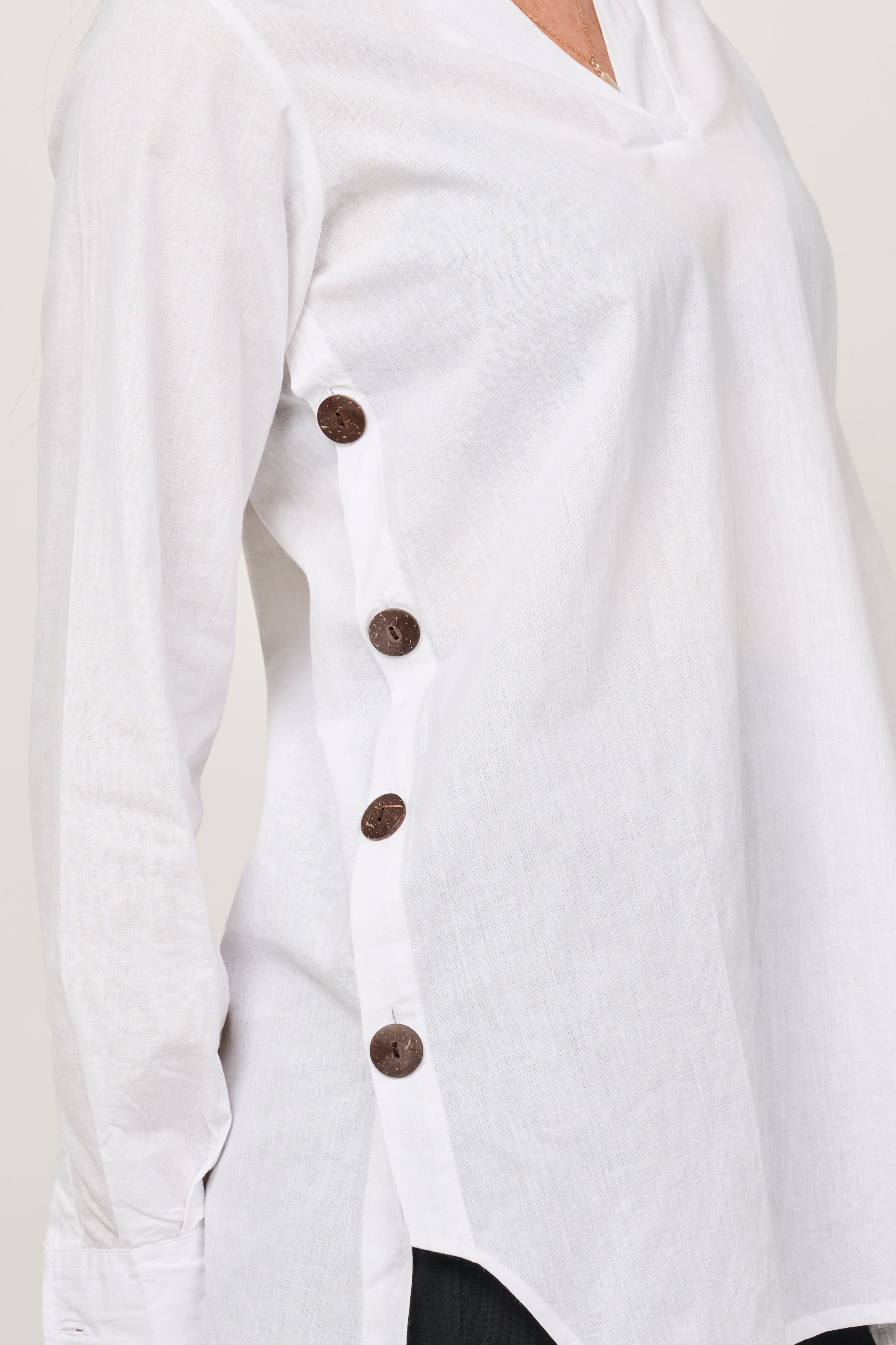 Side Buttons Tunic