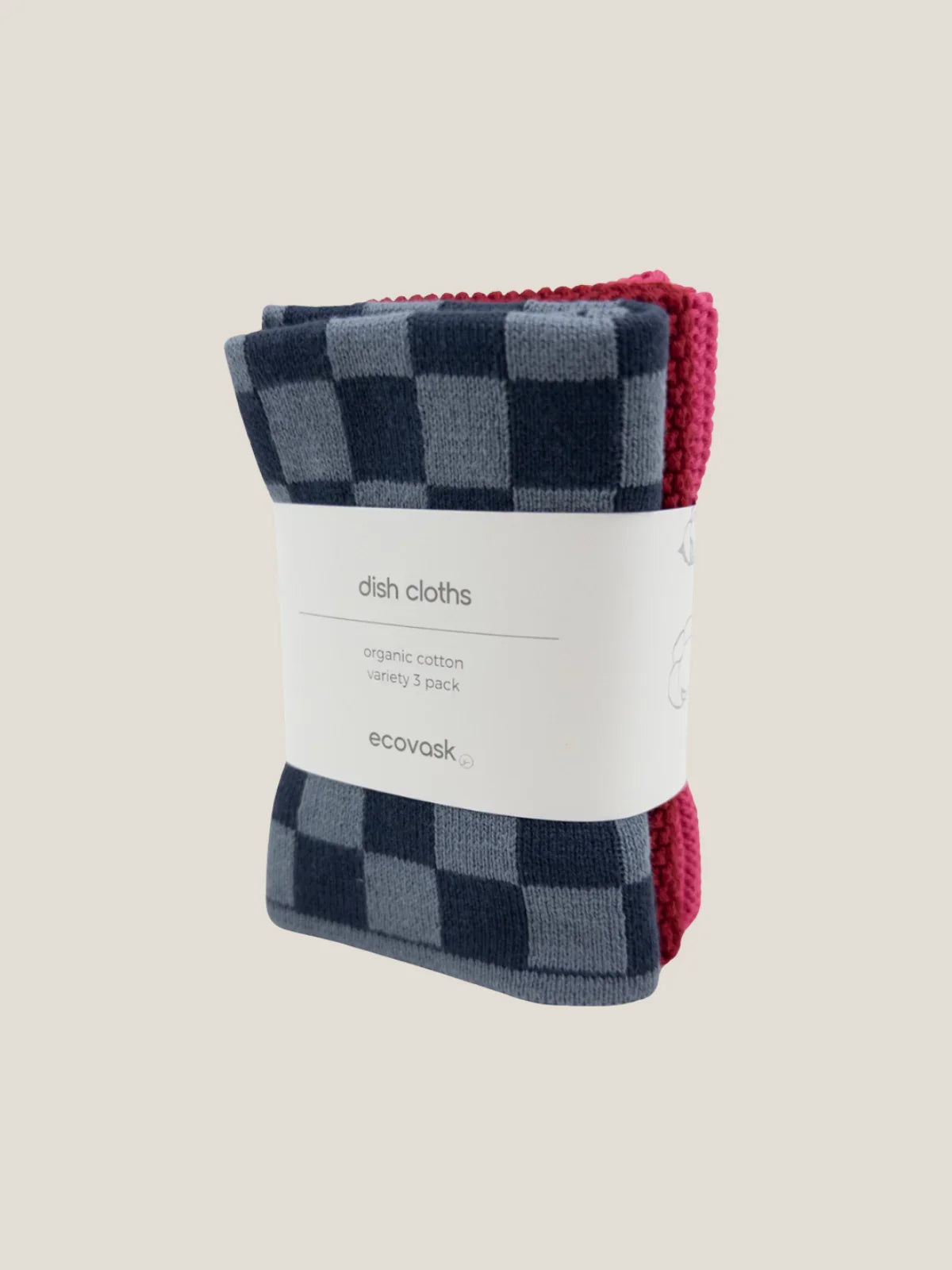 Dishcloth Variety 3pk - Sangria