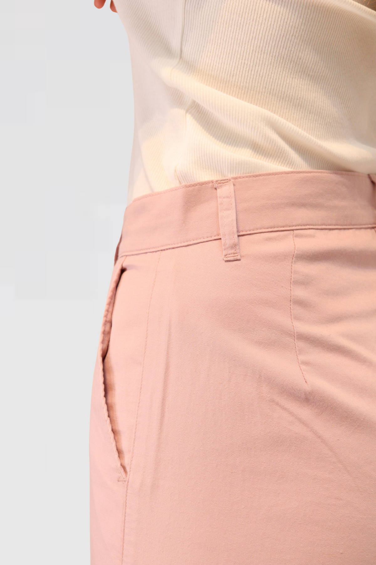 Dusty Pink High-Waisted Pants