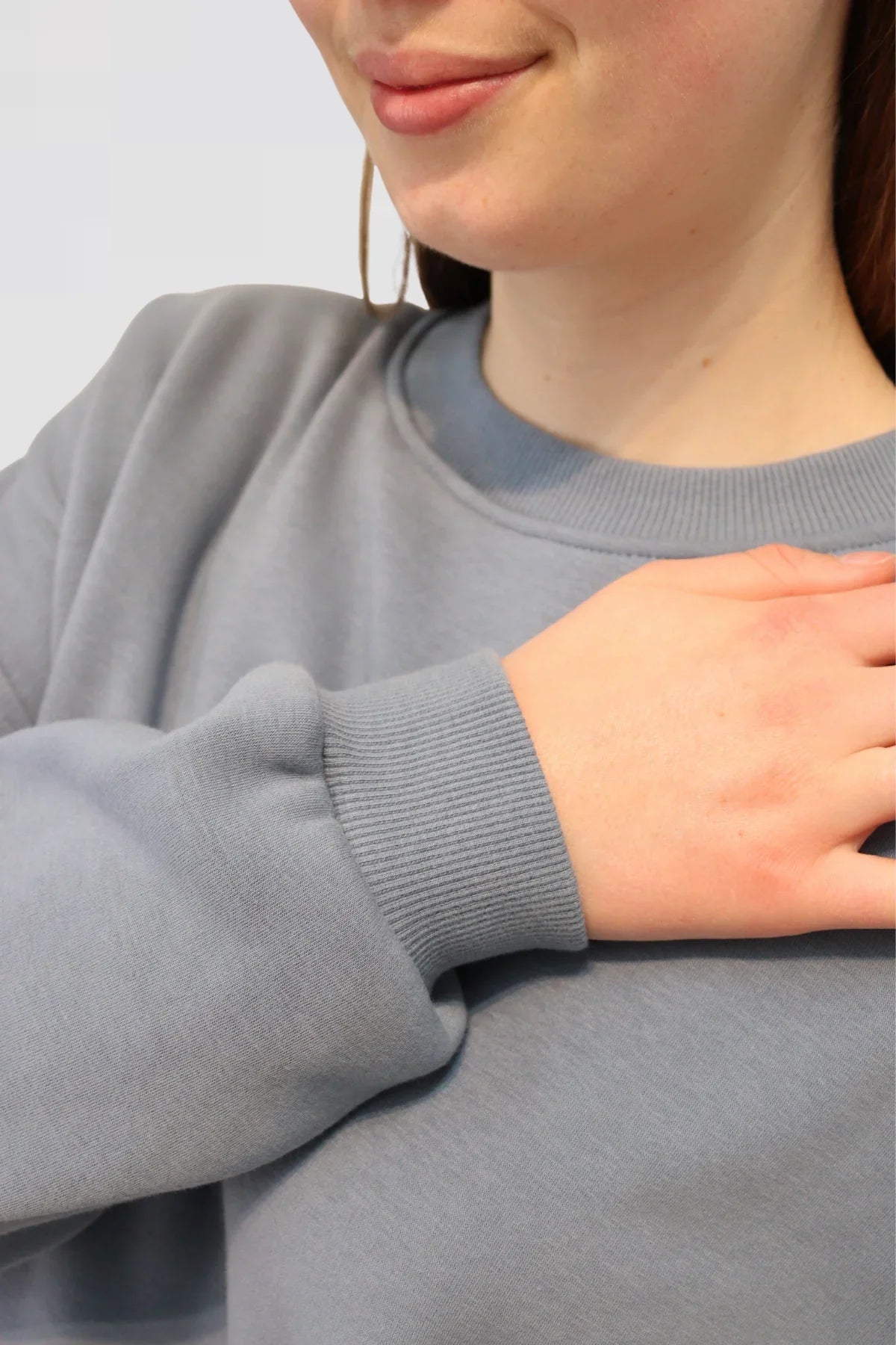 Ranch Drop Sleeve Jumper -  Duck Egg