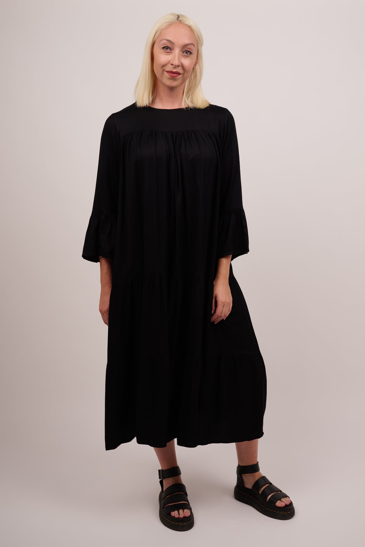 Lux Bamboo Dress - Black