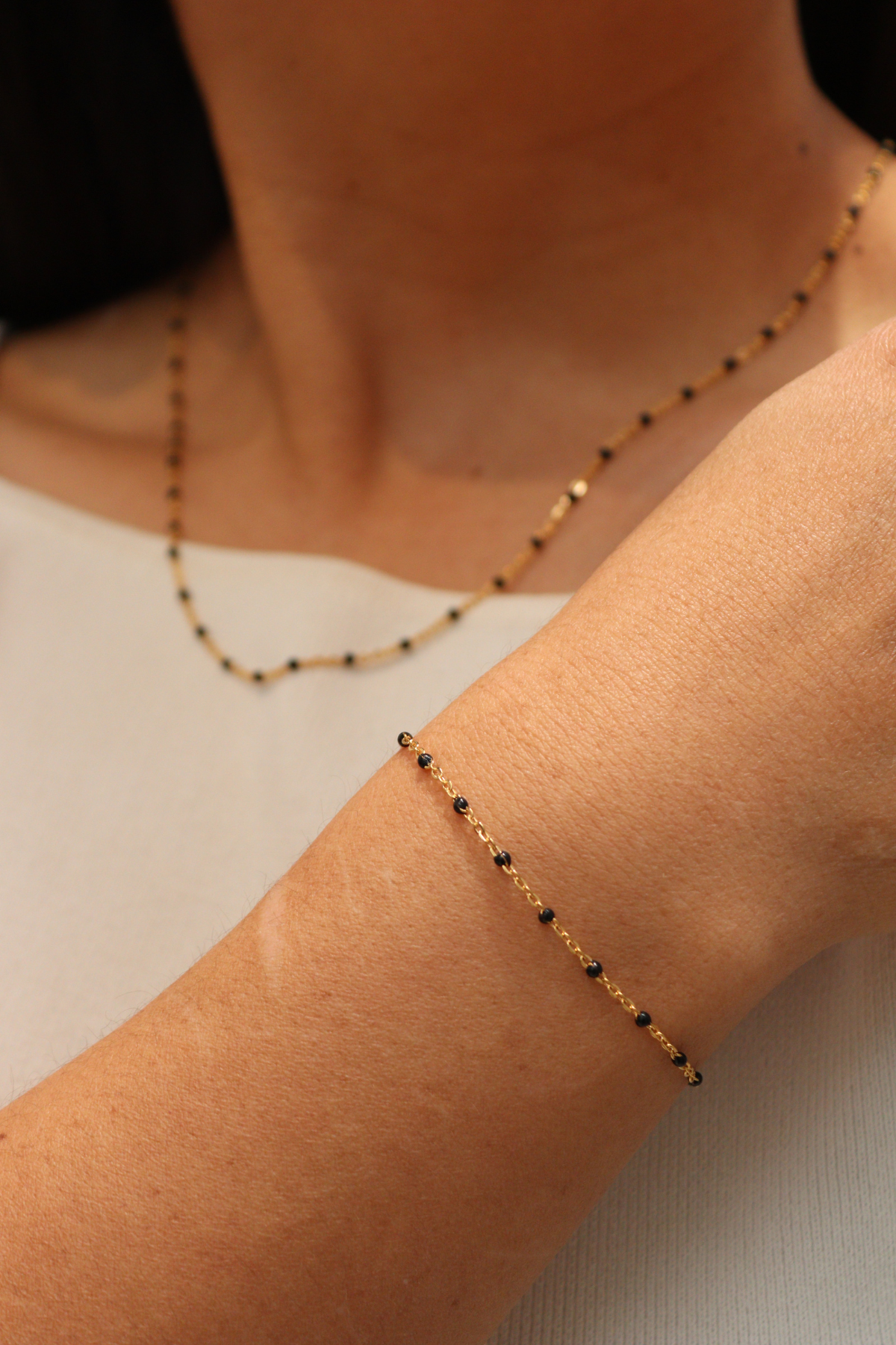 Black Satellite Bracelet