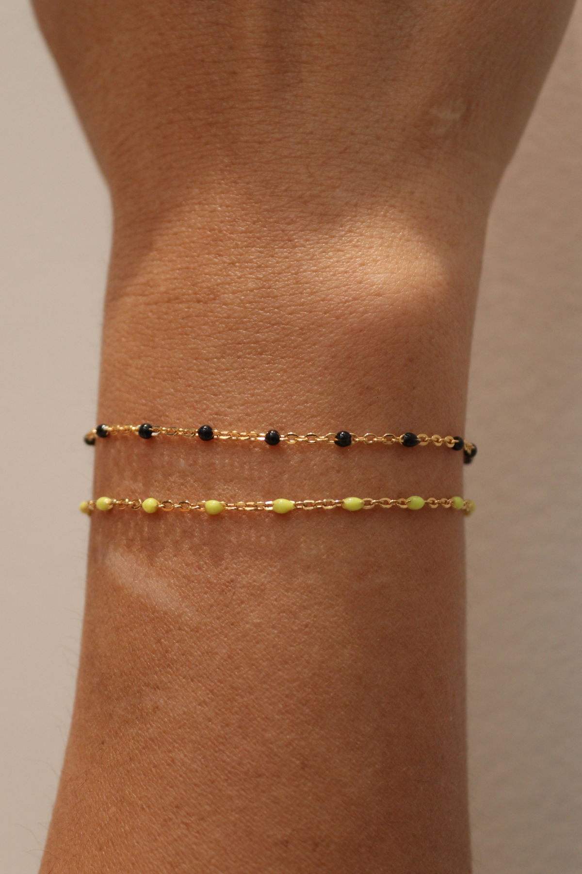 Yellow  Satellite Necklace