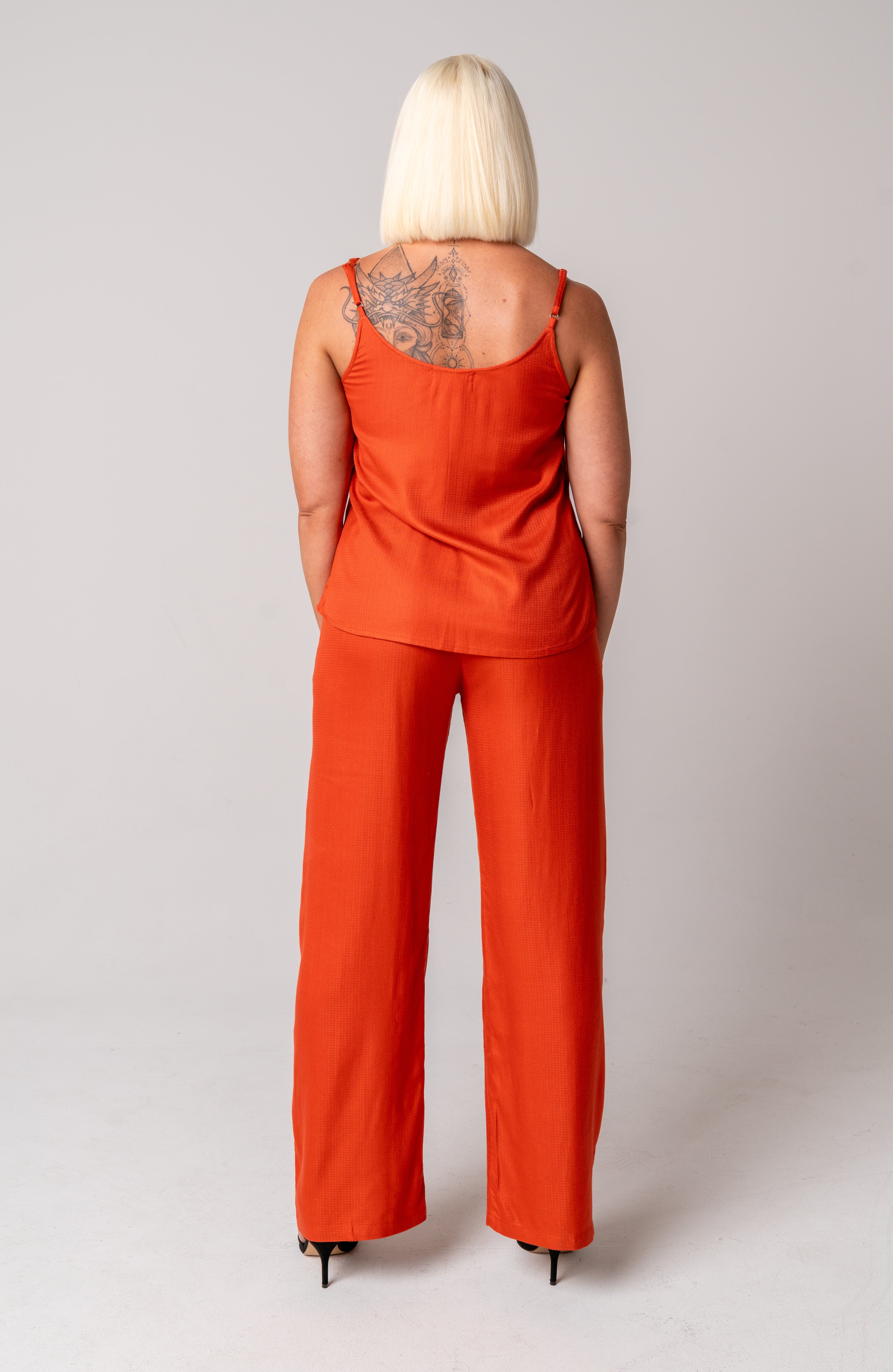 Burnt Sienna Elasticated Pants