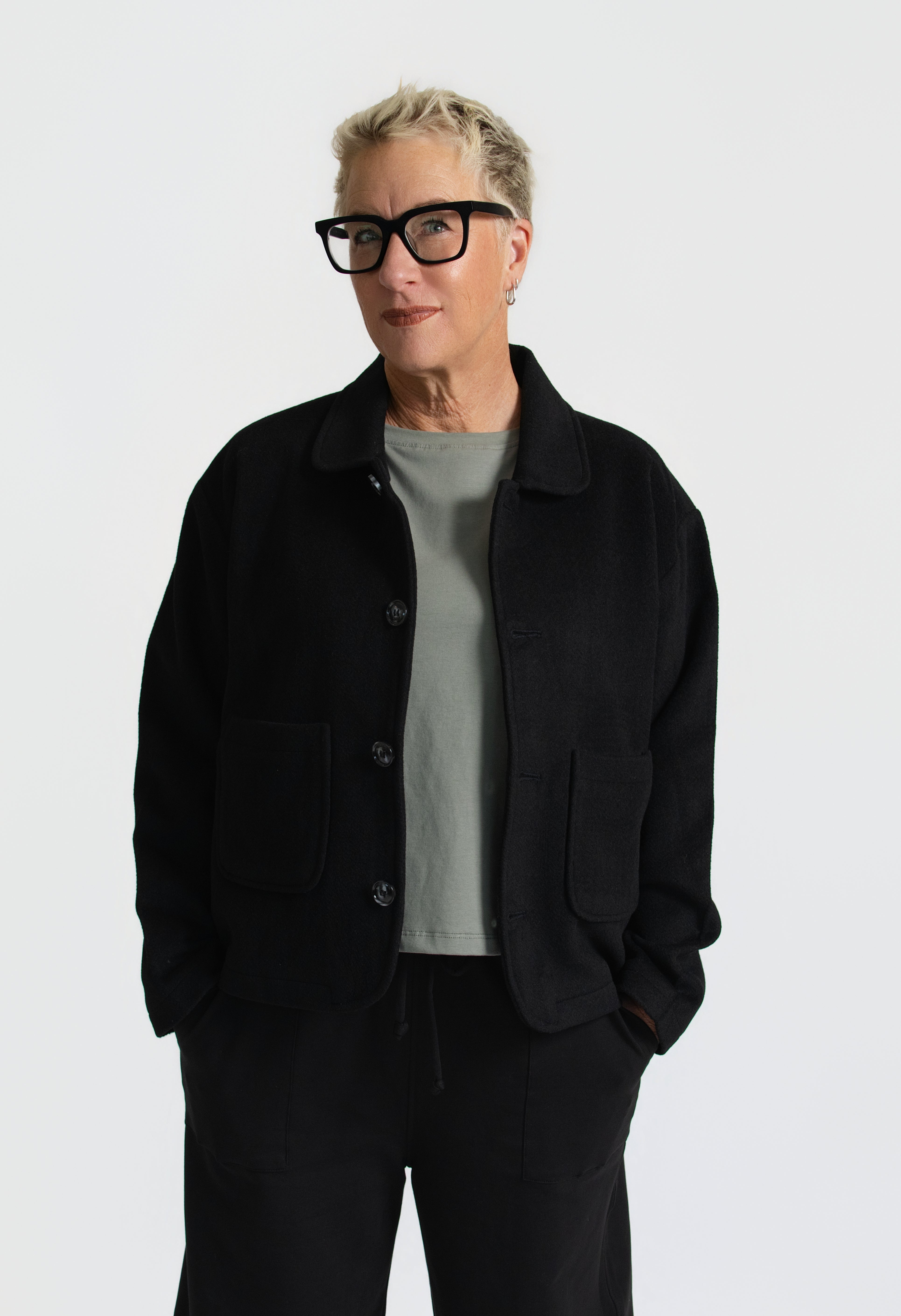 The Wool Edit Jacket - Black