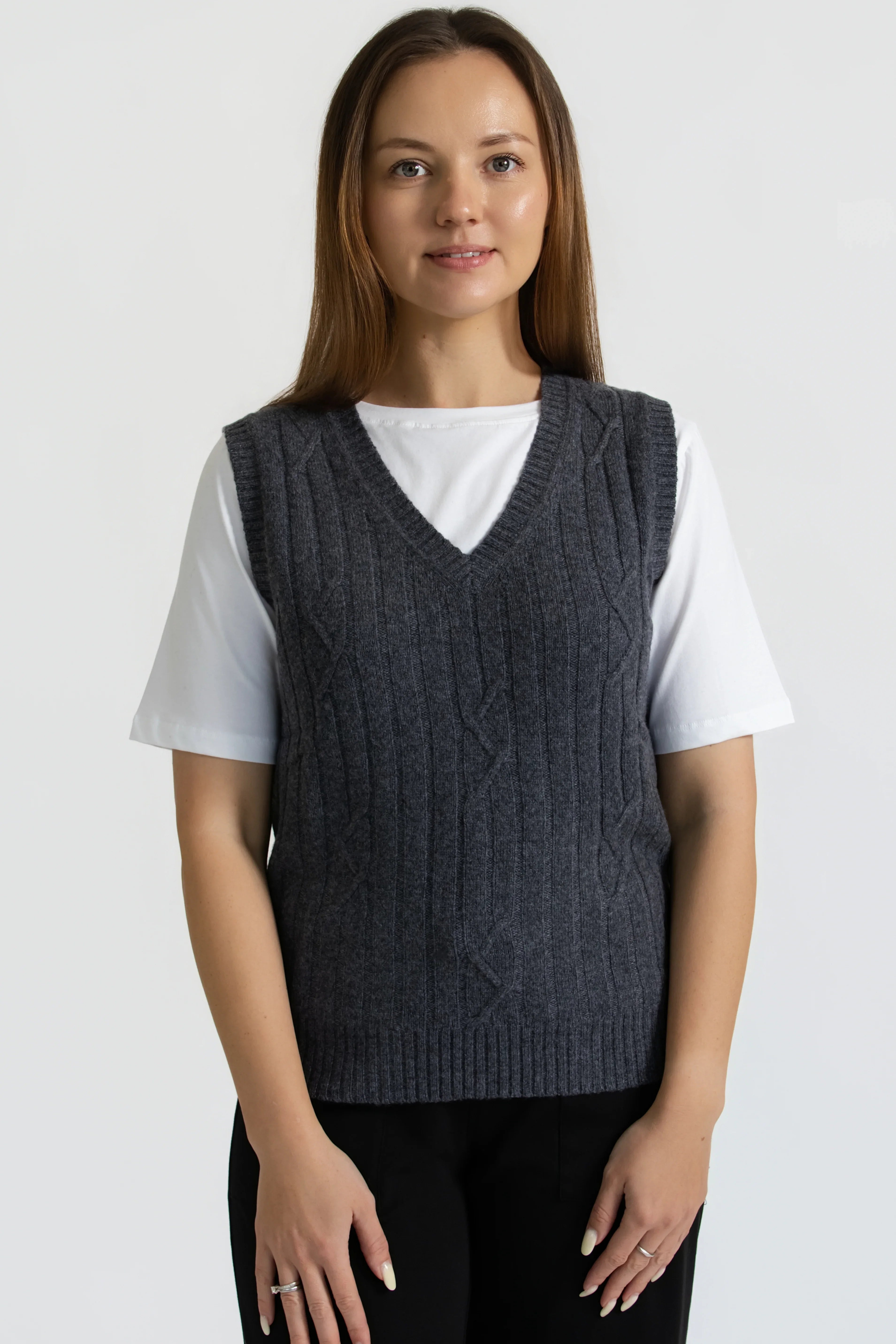 Harvest Merino Vest - Teal