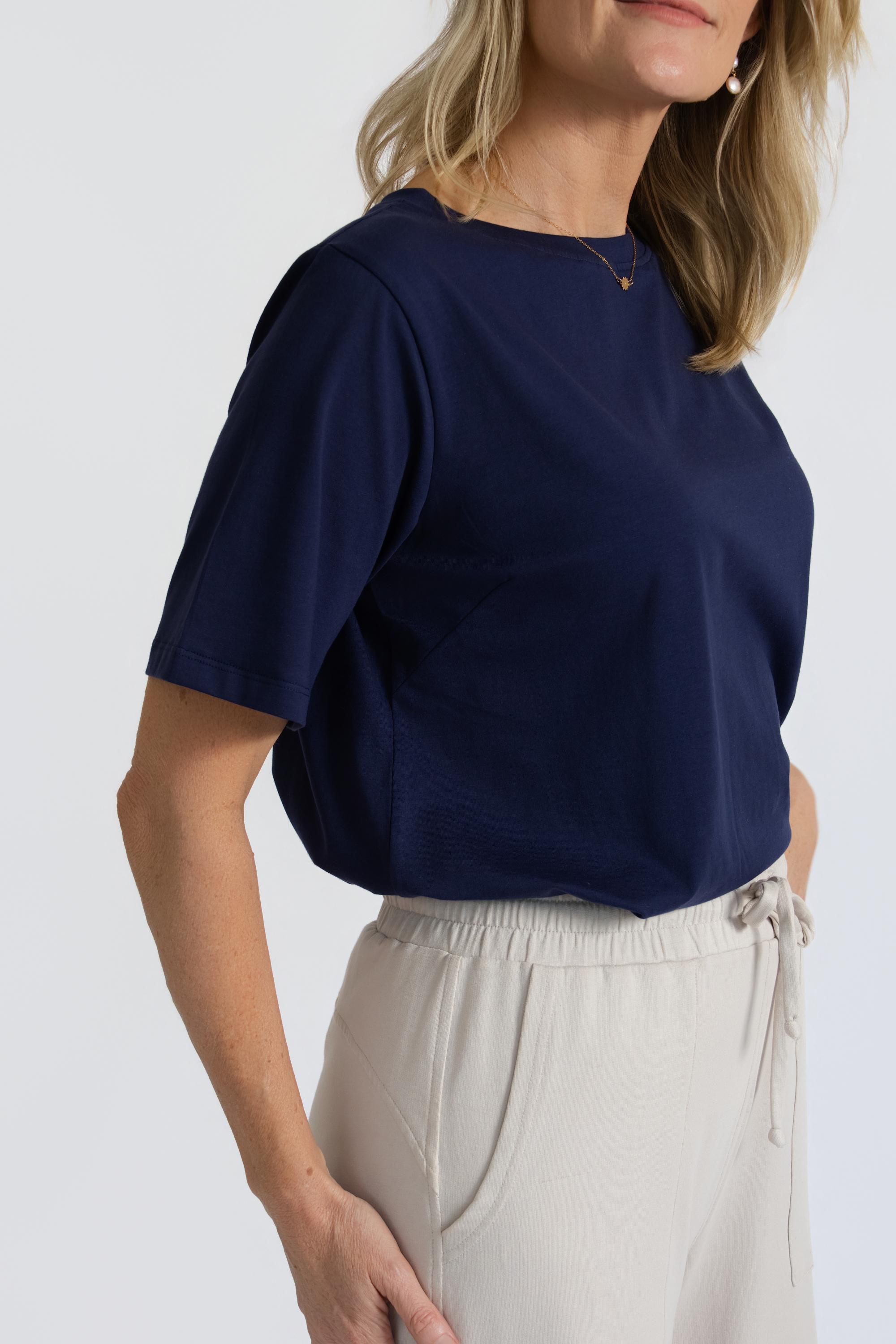 Organic Flex Crew Tee - Ink
