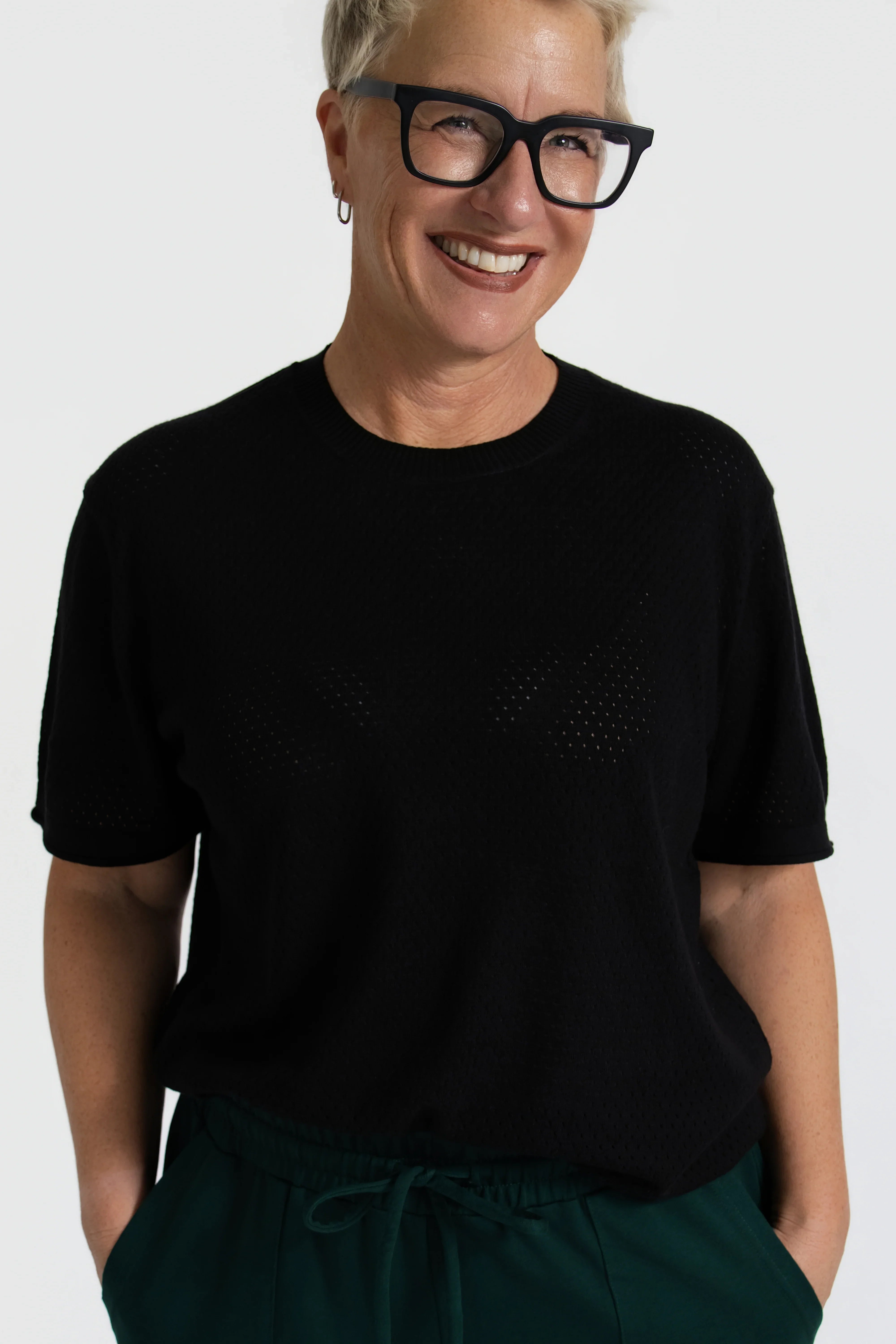 Dust Plum Knit Tee