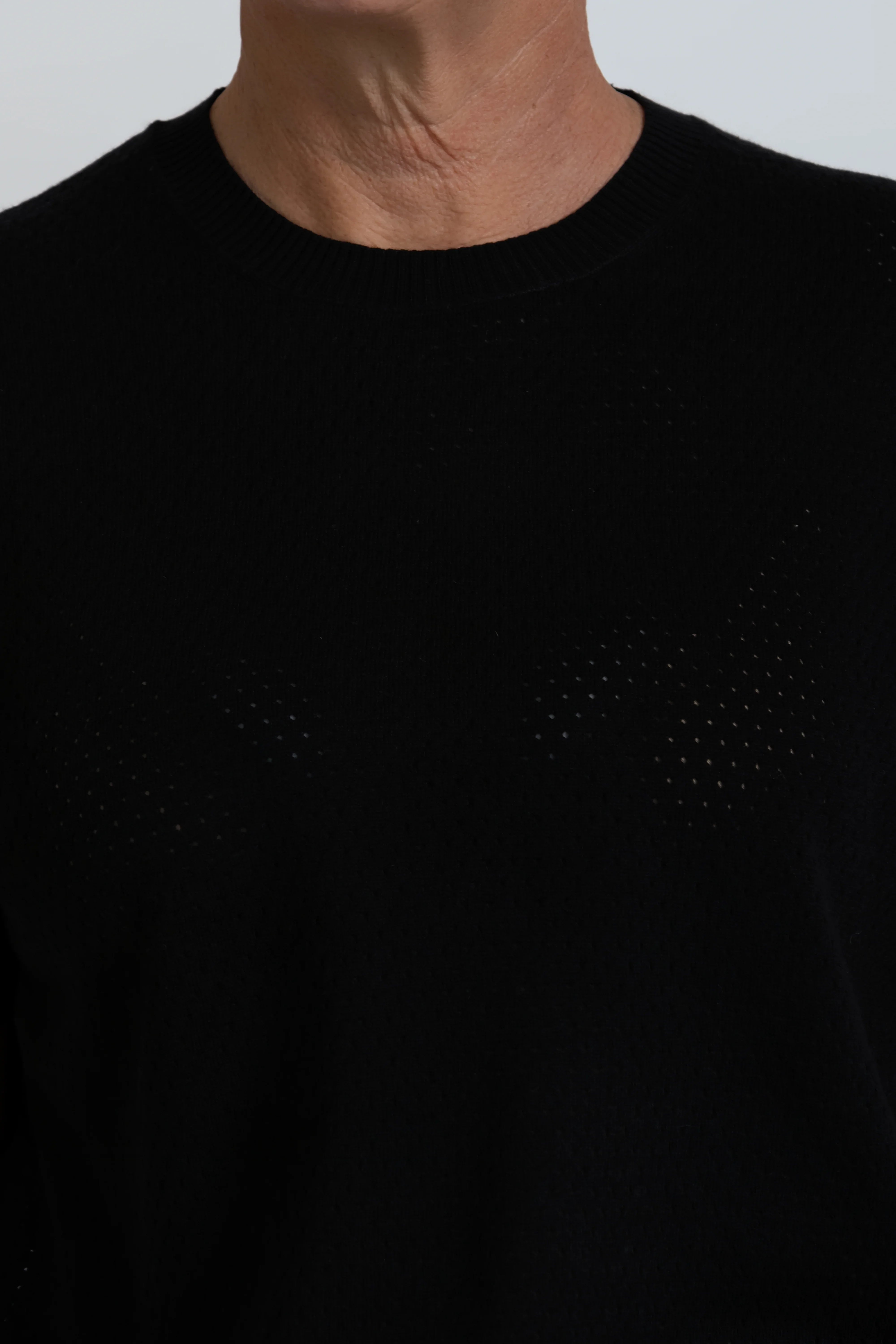 Black Knit Tee