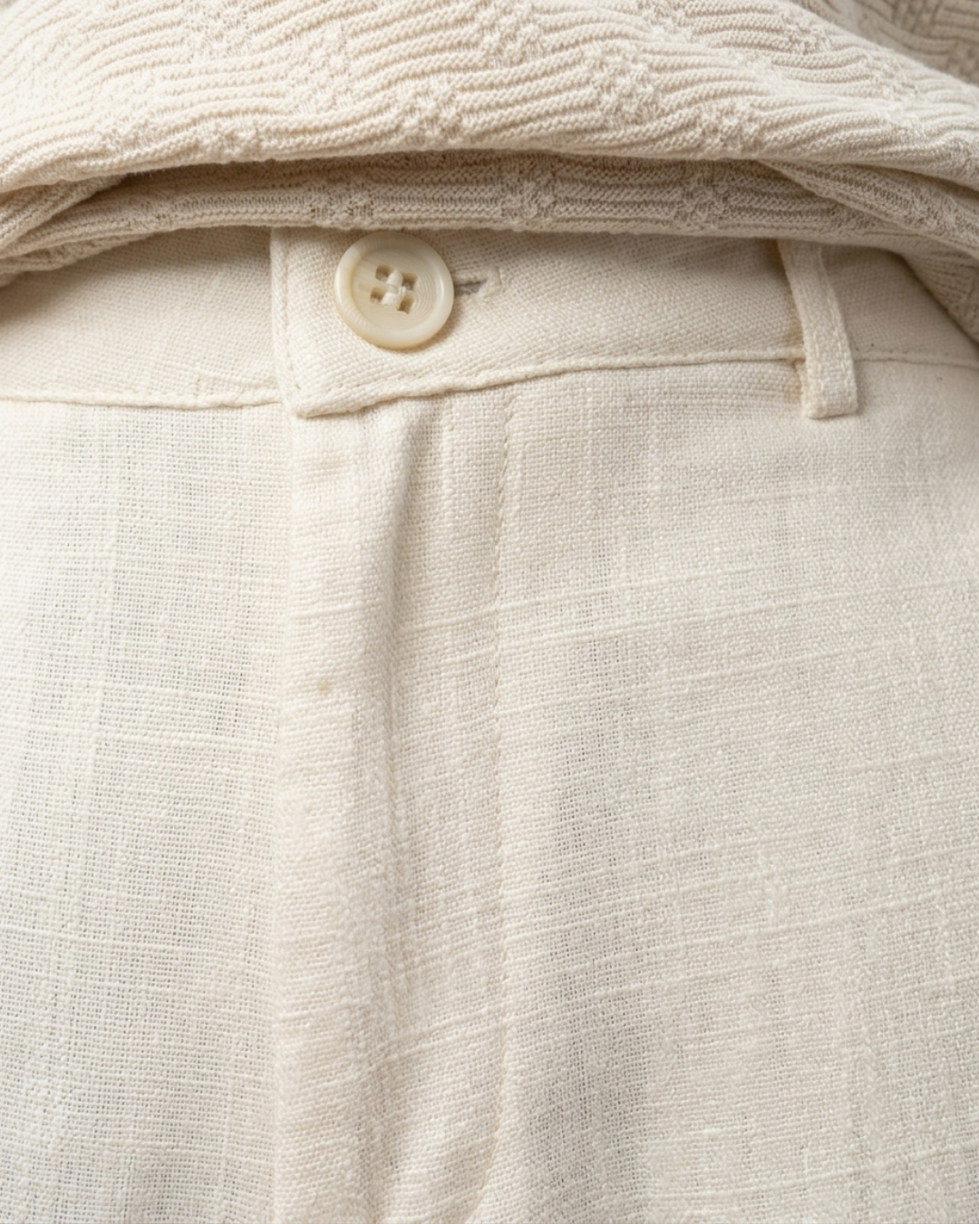 Oatmeal Textured Cotton Knit