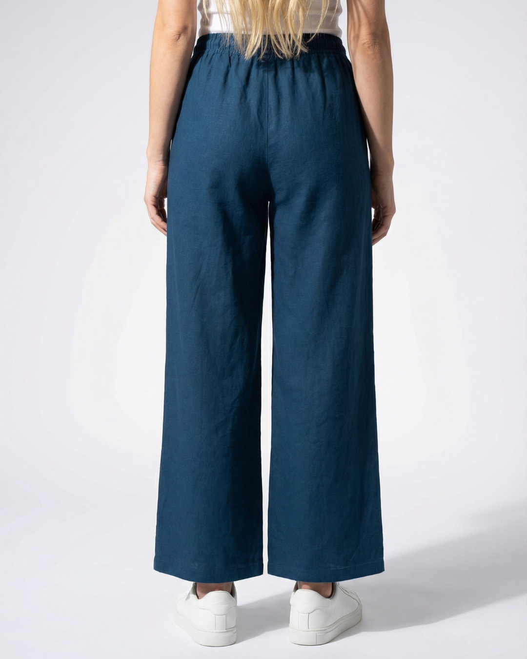 Pillars Blue Wide-leg Pants