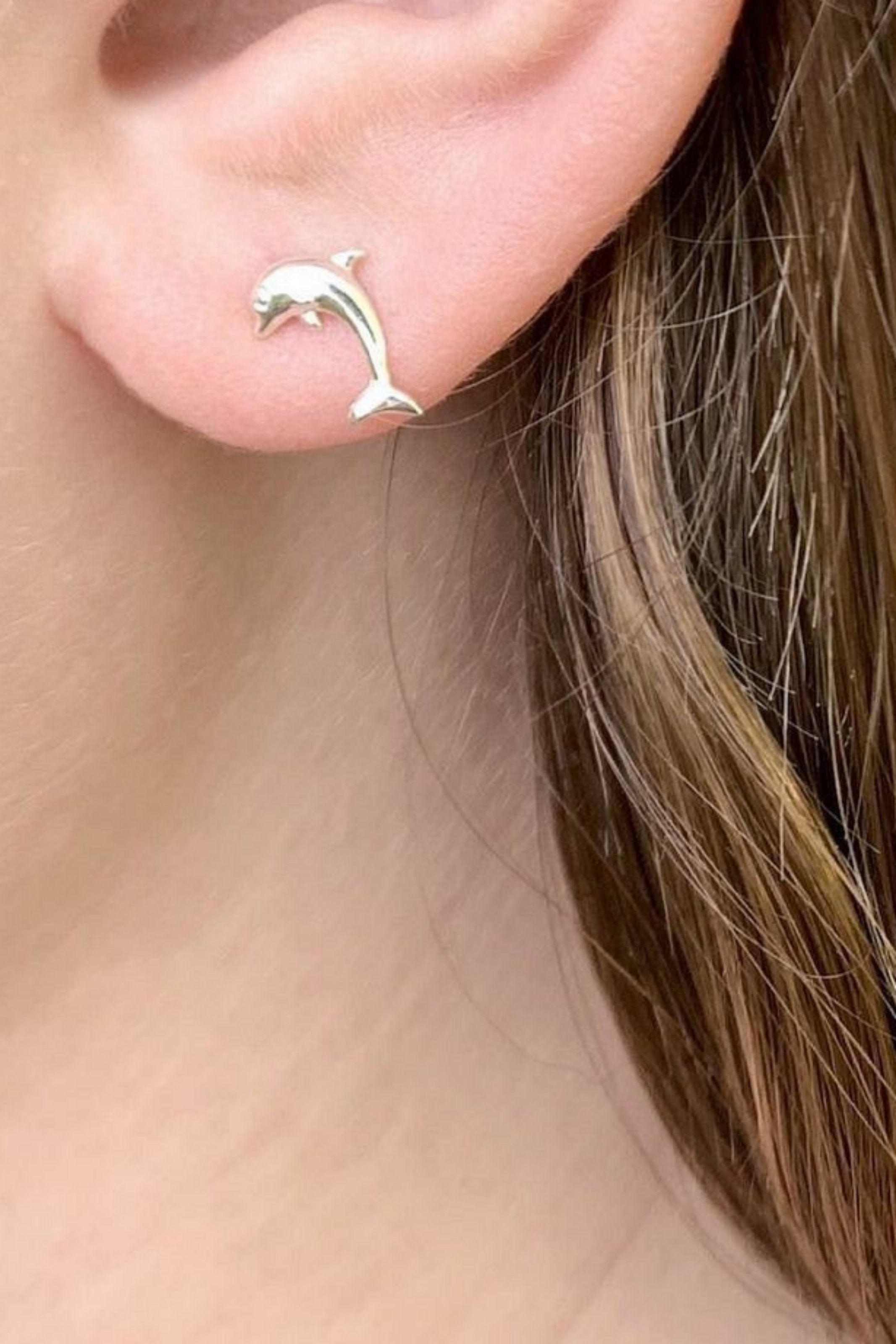 Dolphin Studs Earrings