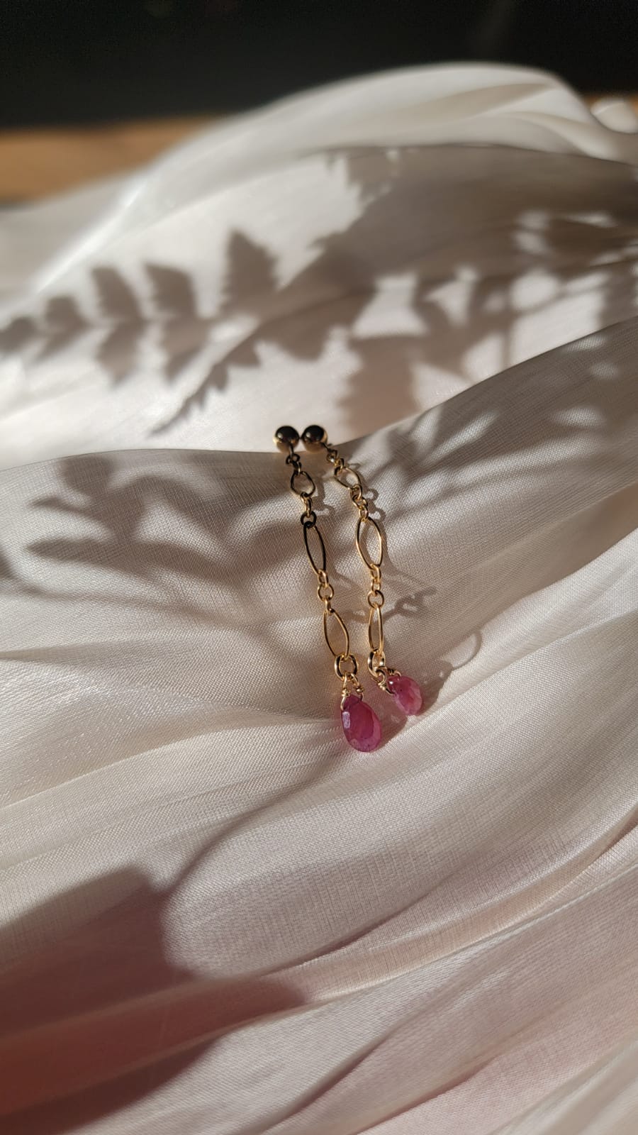 Rosé Dusk Drop Earrings