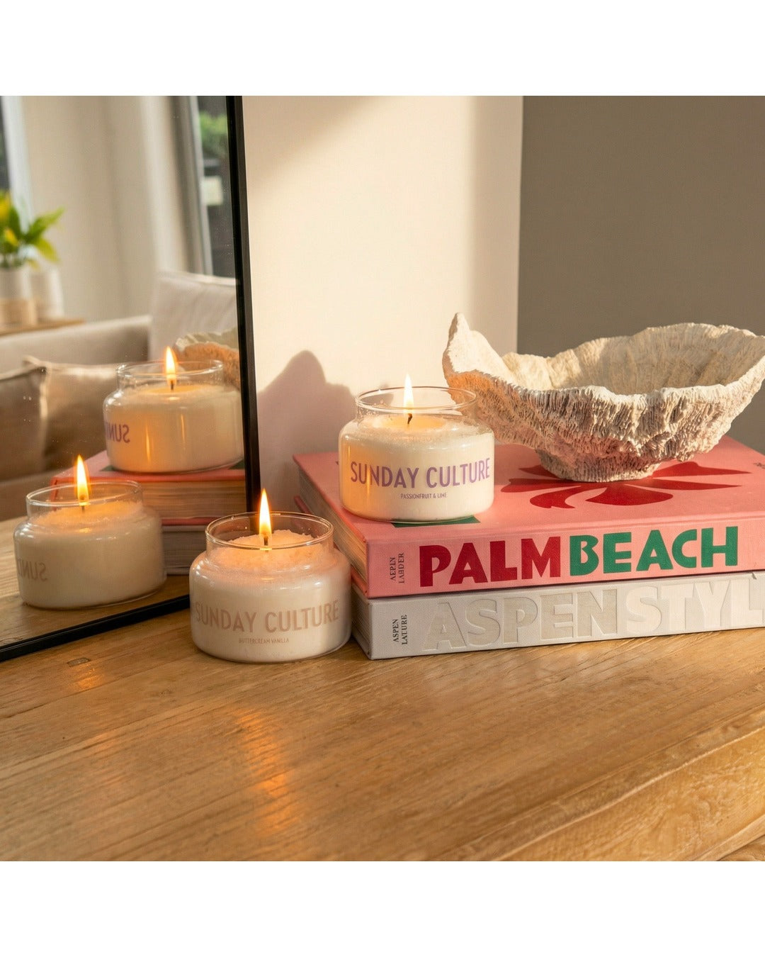 Sunday Culture Buttercream Vanilla Sand Wax Candle