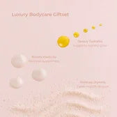 Nude Kiwi Luxury Bodycare Giftset benefits – deeply hydrates, boosts elasticity, and relieves dryness with oil, cream, and bath salt textures