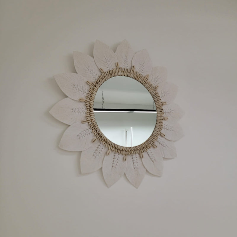 Handcrafted Rattan Mirror (PICK UP ONLY)