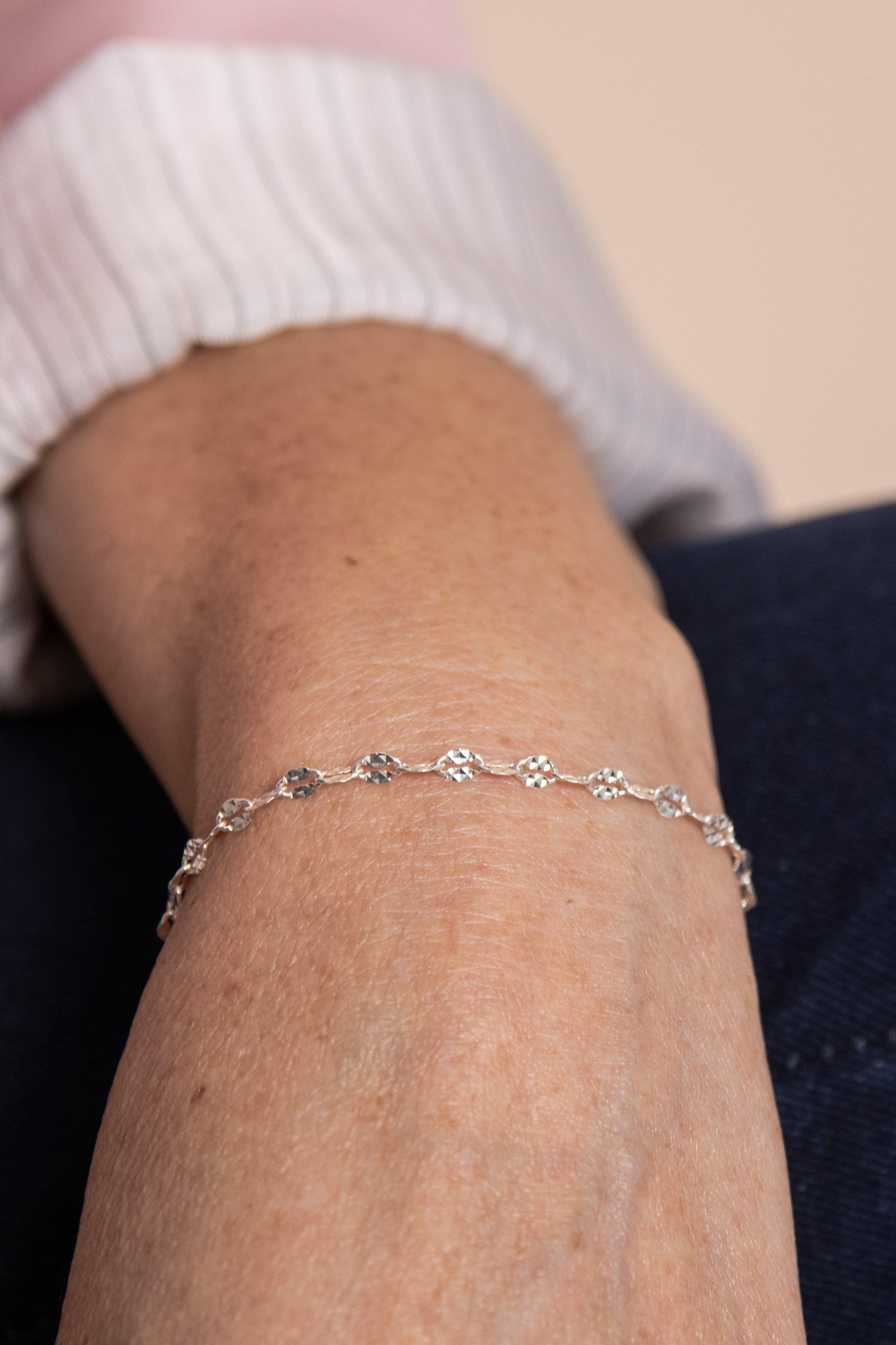 Diamond Oval Bracelet - Reca