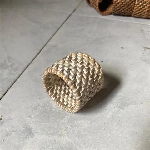 Handwoven Rattan Napkin Ring - Reca