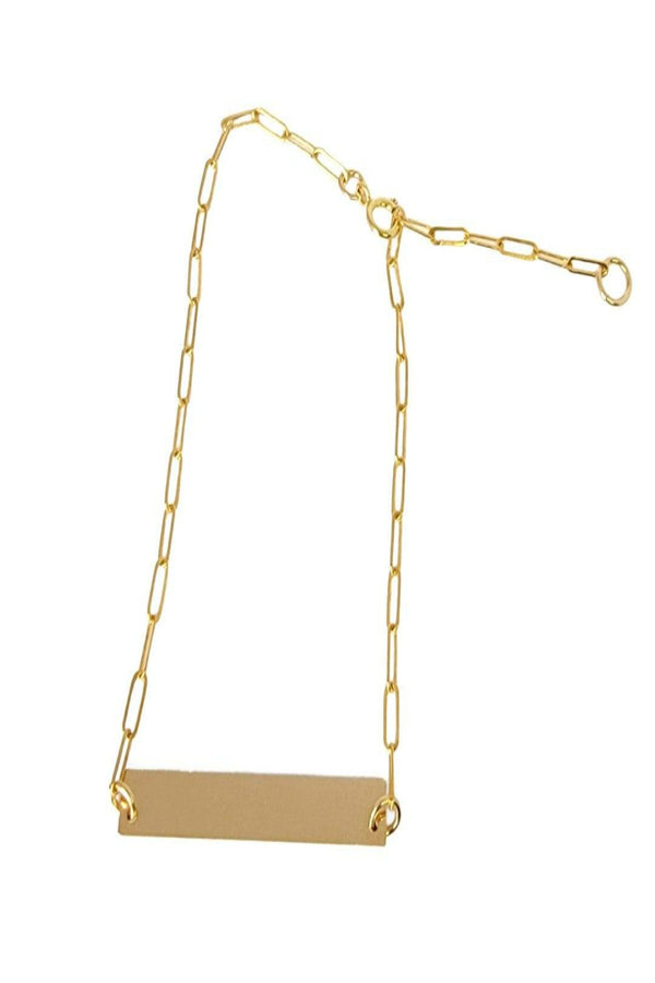 Gold Bar Bracelet - Reca